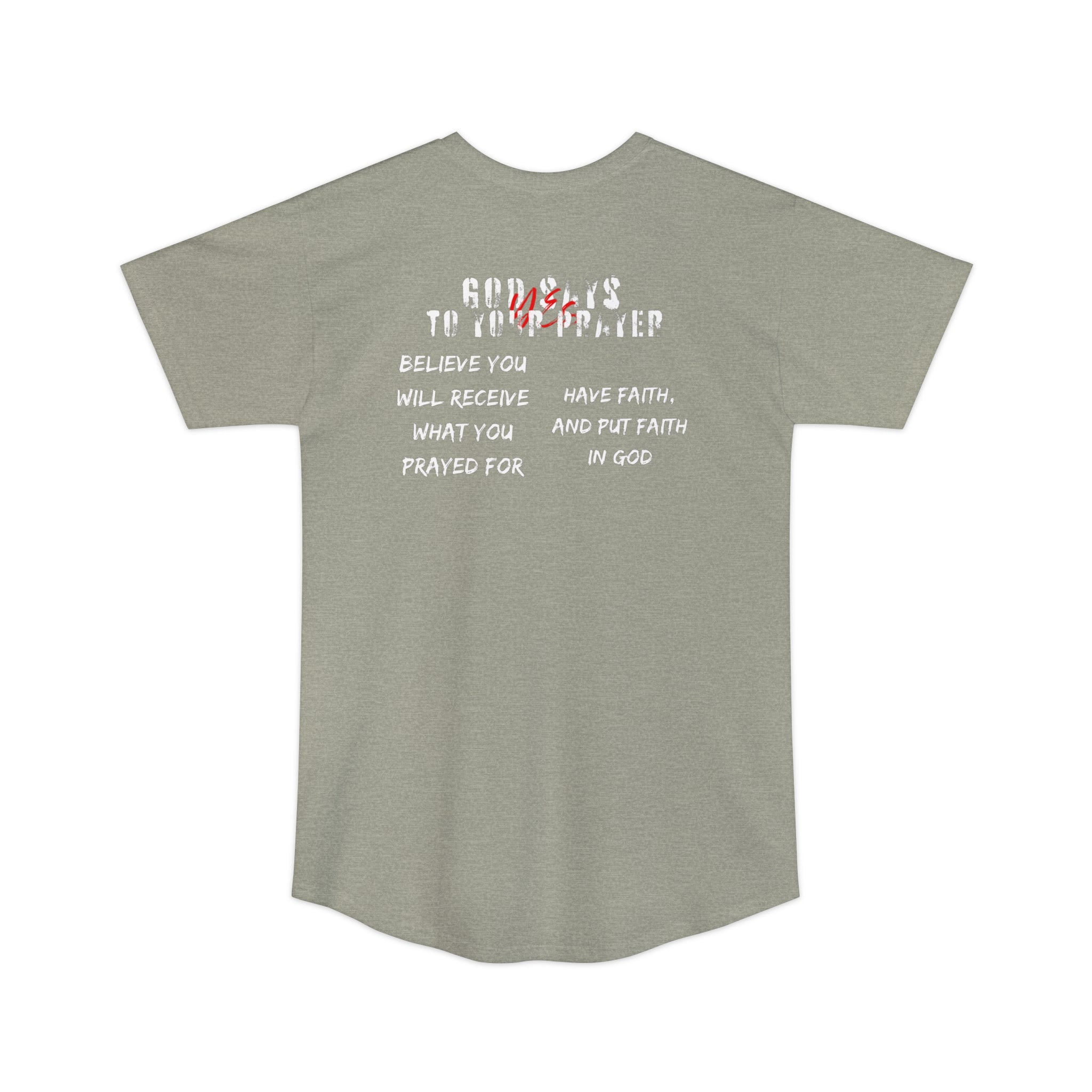 God says yes... Long Body Urban Tee