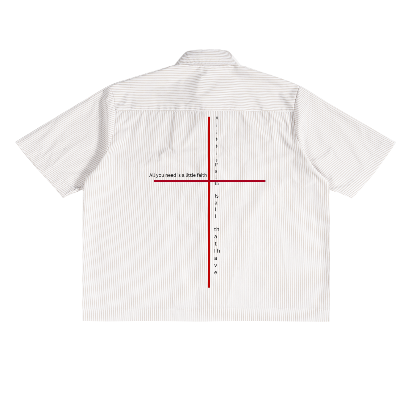 Oversized Vertical Stripe Boxy Shirt/lost boy