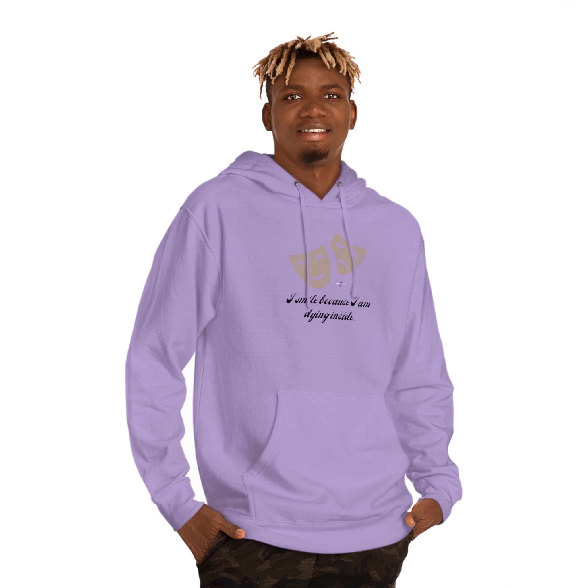 Small and Unhappy Hooded Sweatshirt