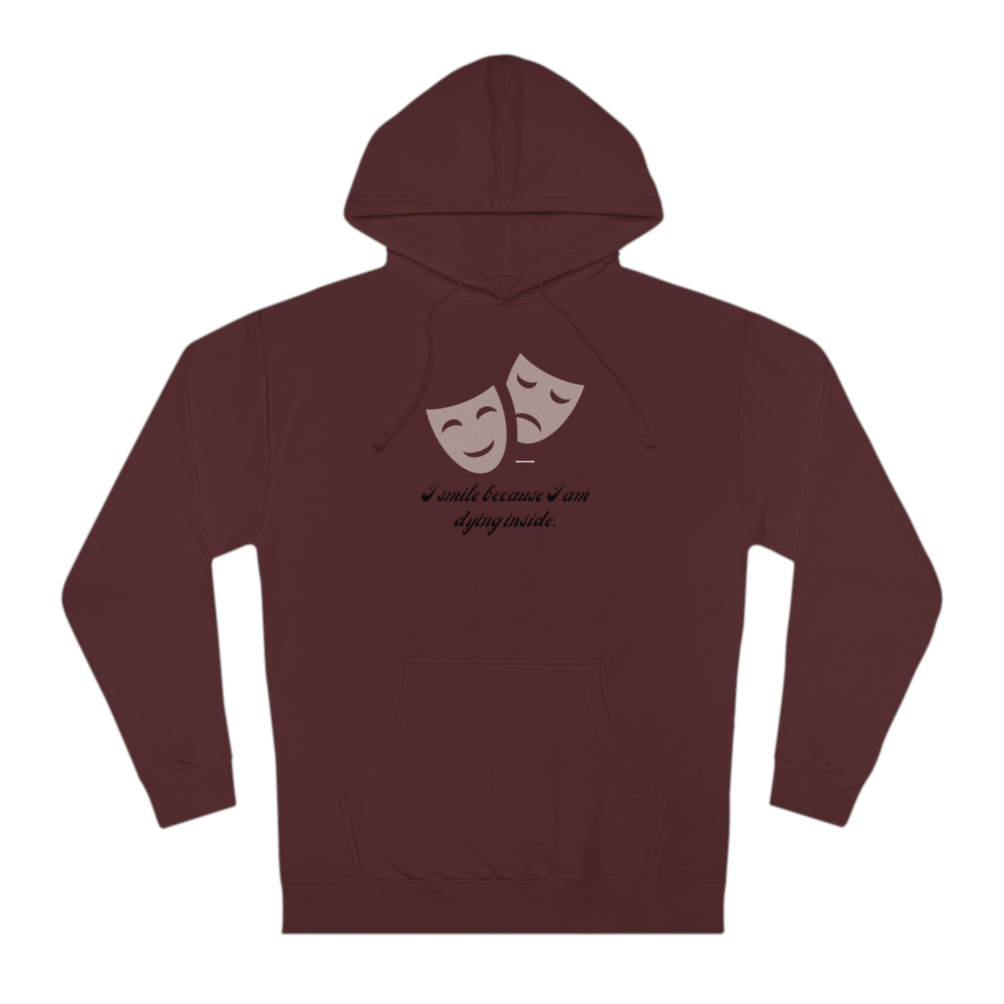 Small and Unhappy Hooded Sweatshirt