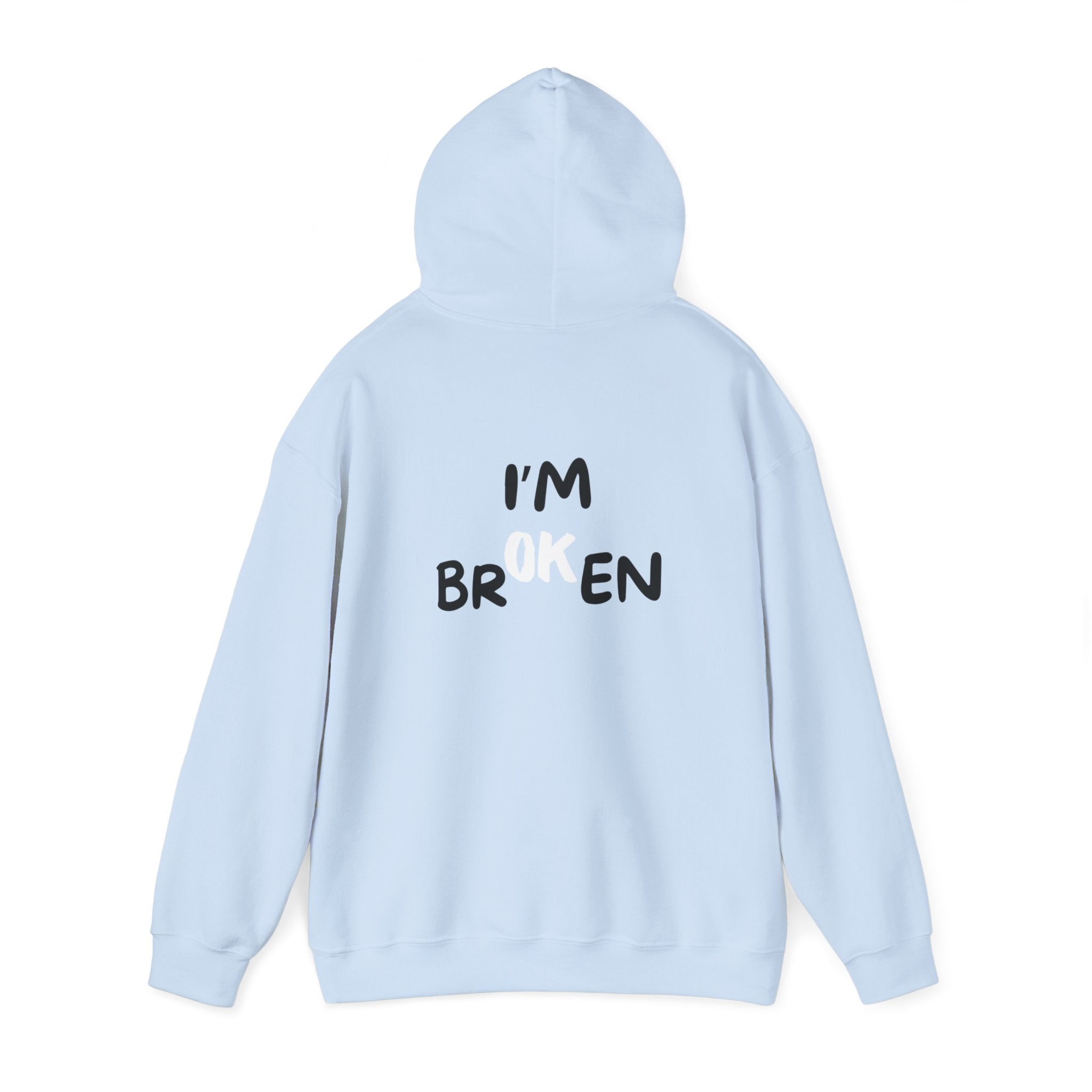 I'm broken Heavy Blend™ Hooded Sweatshirt
