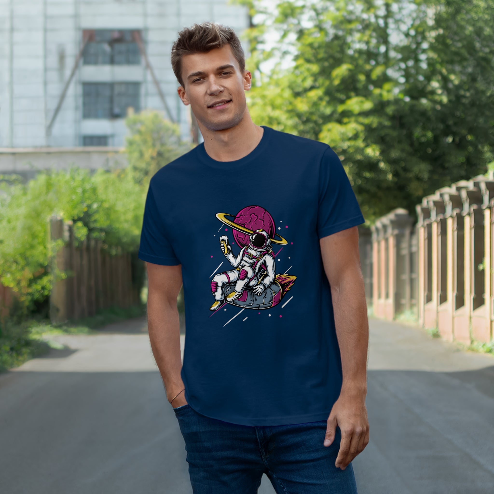 The Space Man Single Jersey T-shirt