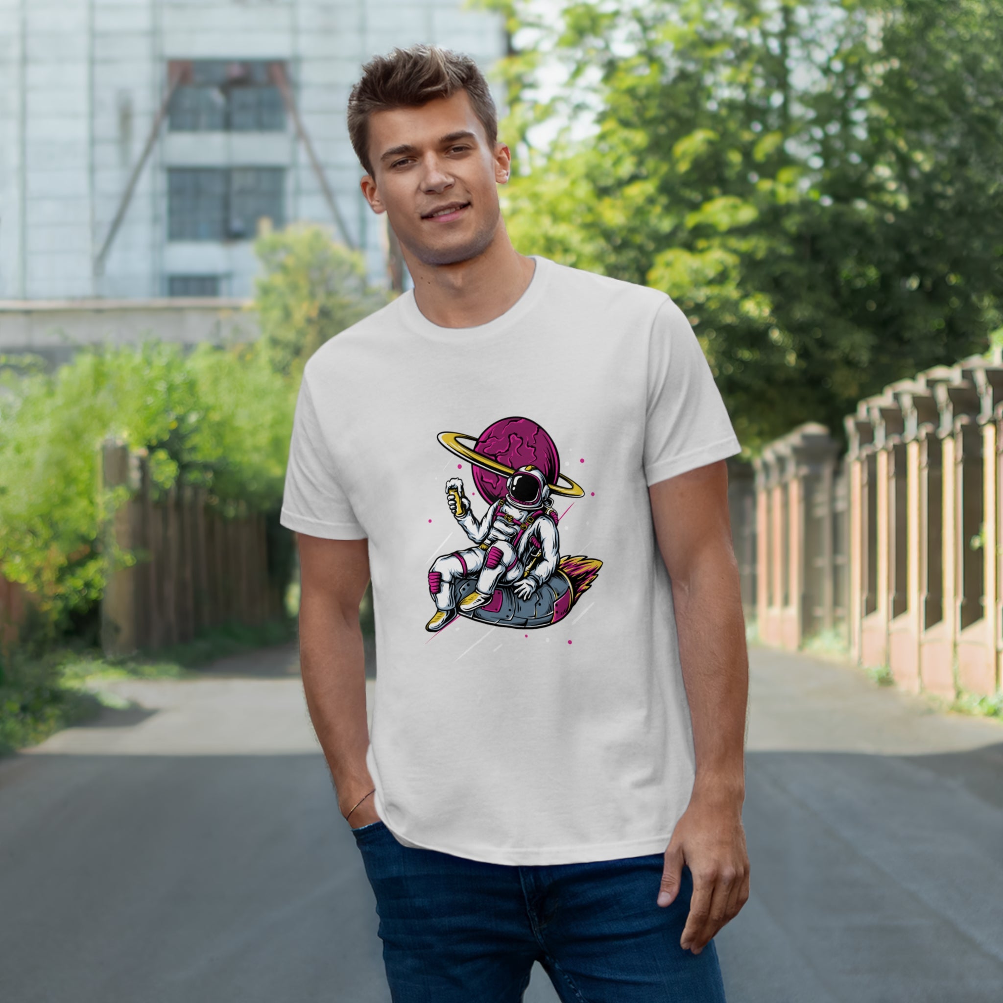 The Space Man Single Jersey T-shirt