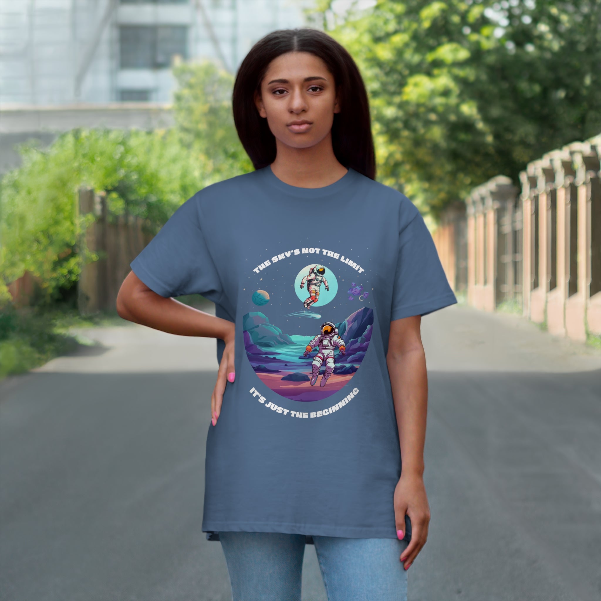 space man Single Jersey T-shirt