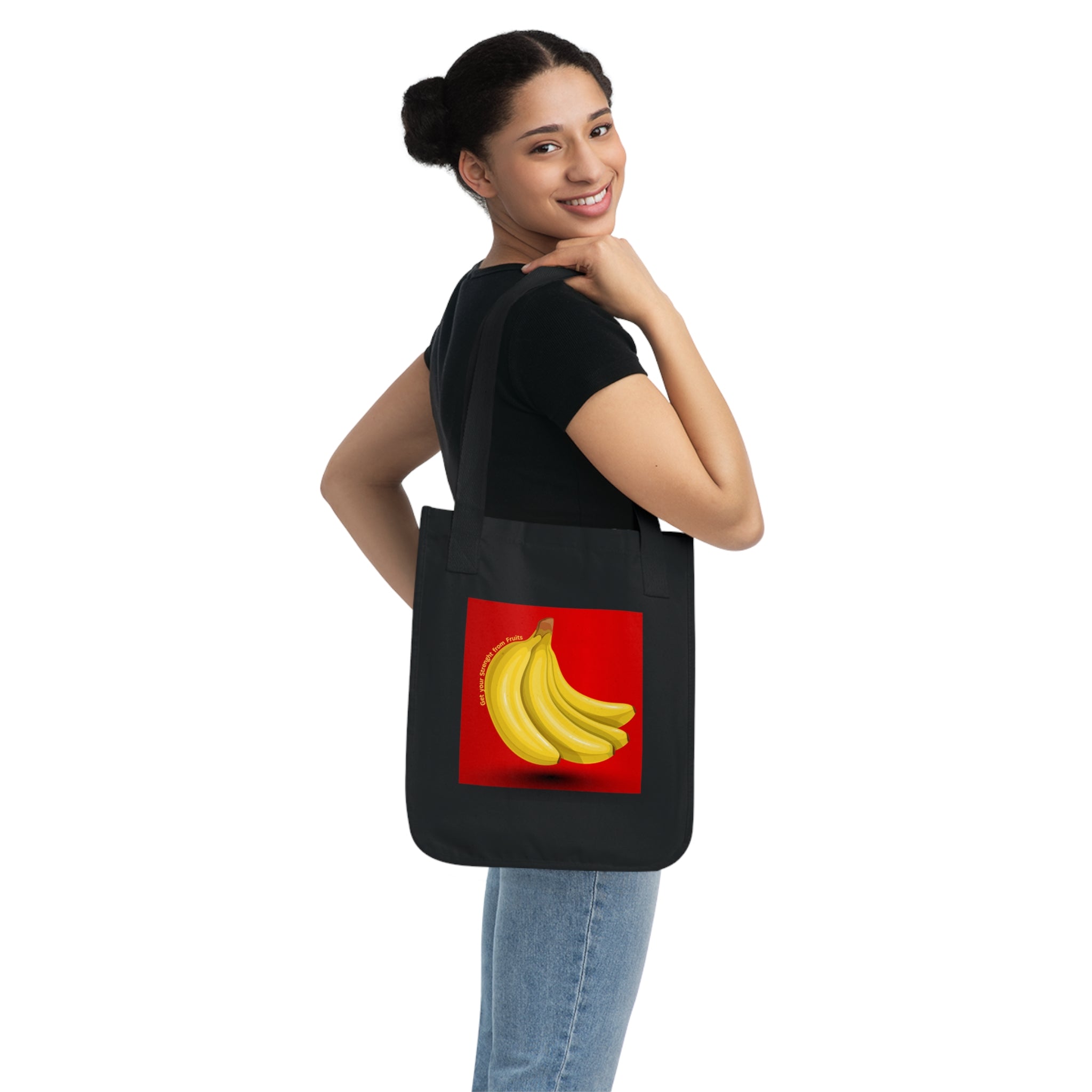 Canvas Tote Bag: Banana Lover