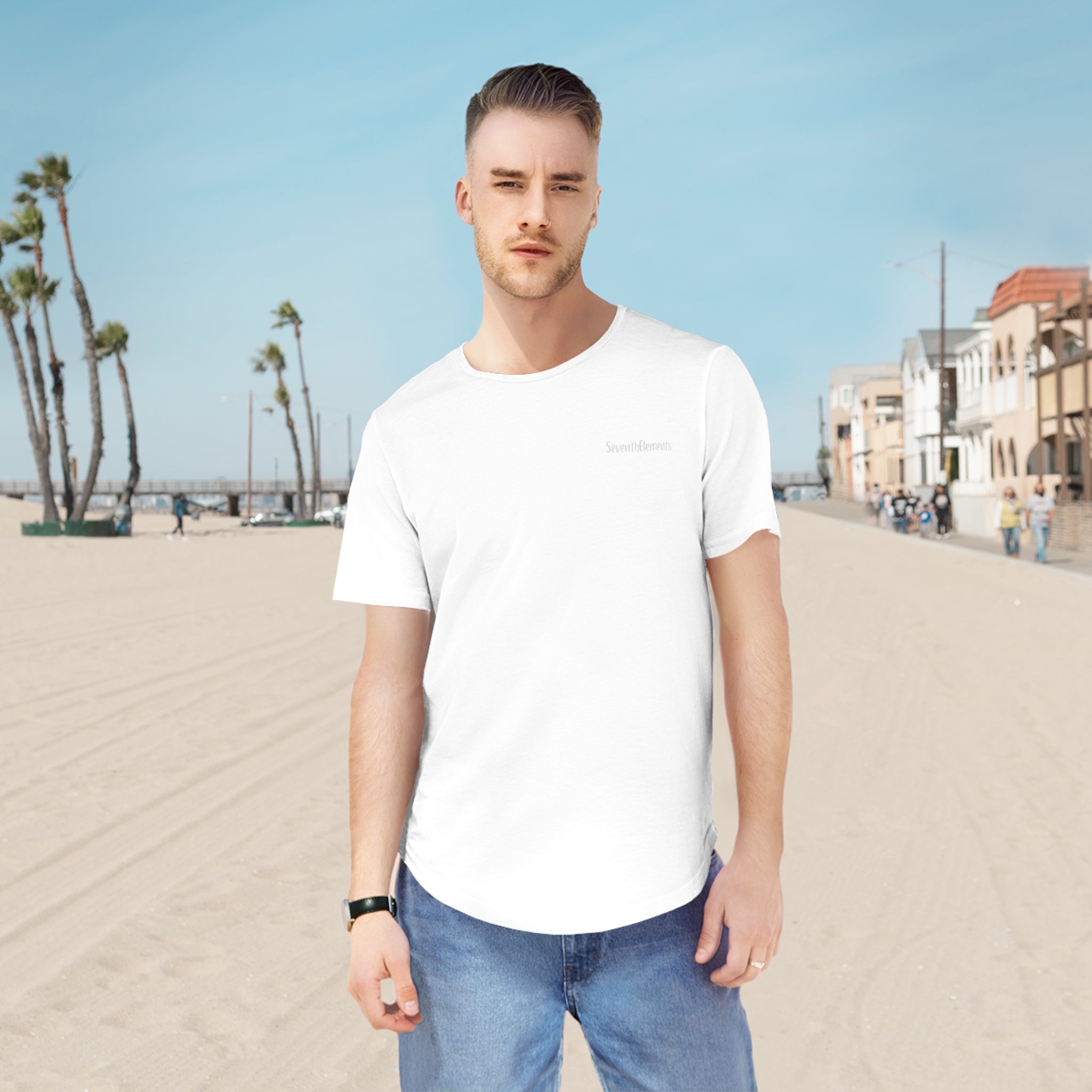 WE Are...Jersey Curved Hem Tee