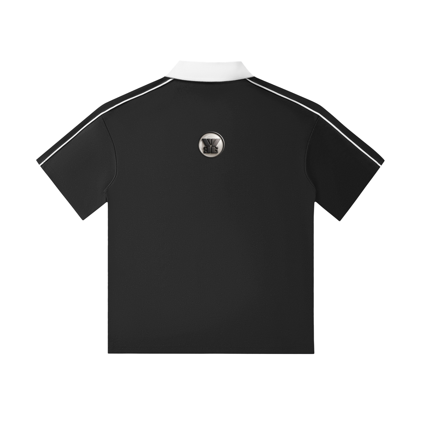 Contrast Collar Short-Sleeve P,Short-Sleeve P,Short-Sleeve Polo Shirt