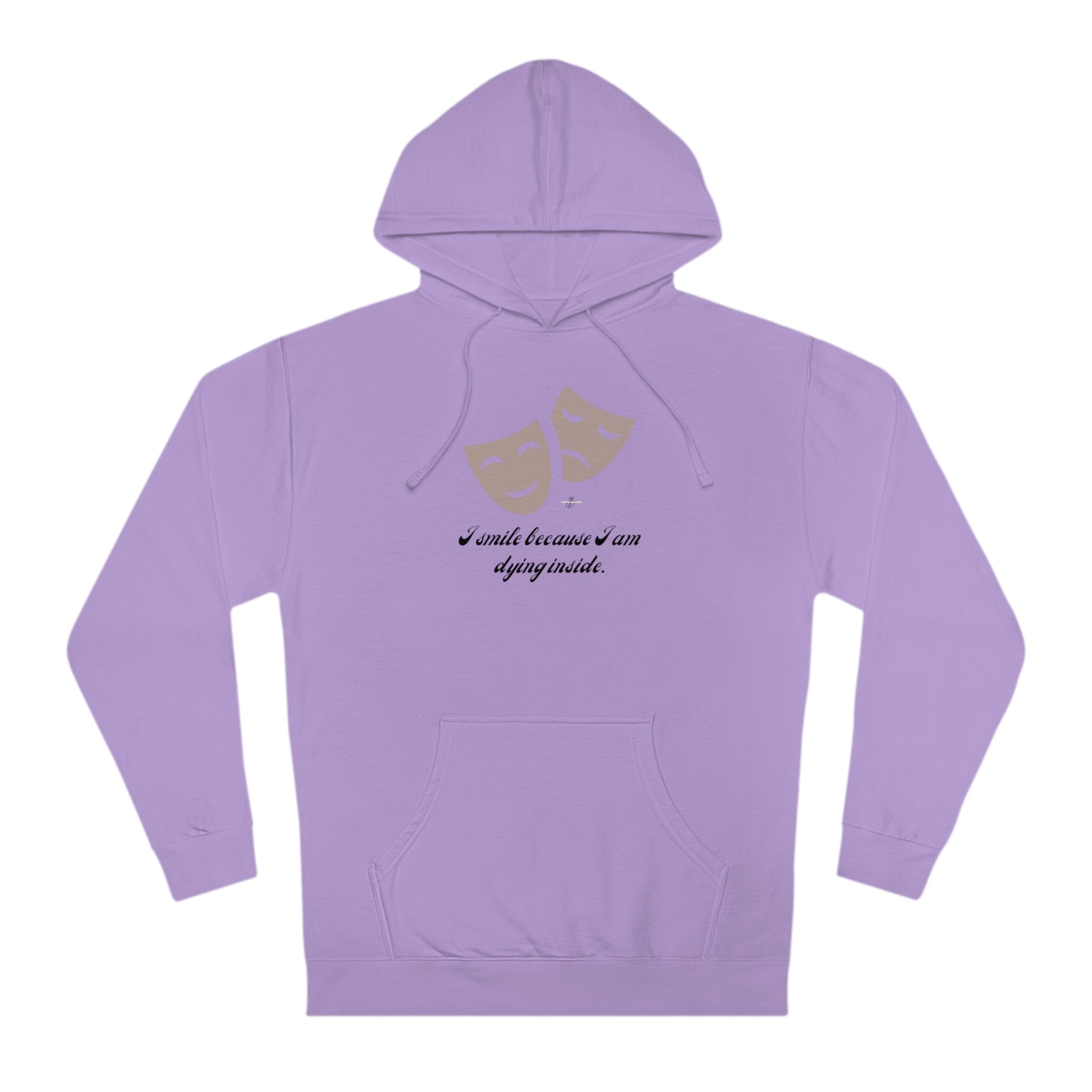 Small and Unhappy Hooded Sweatshirt