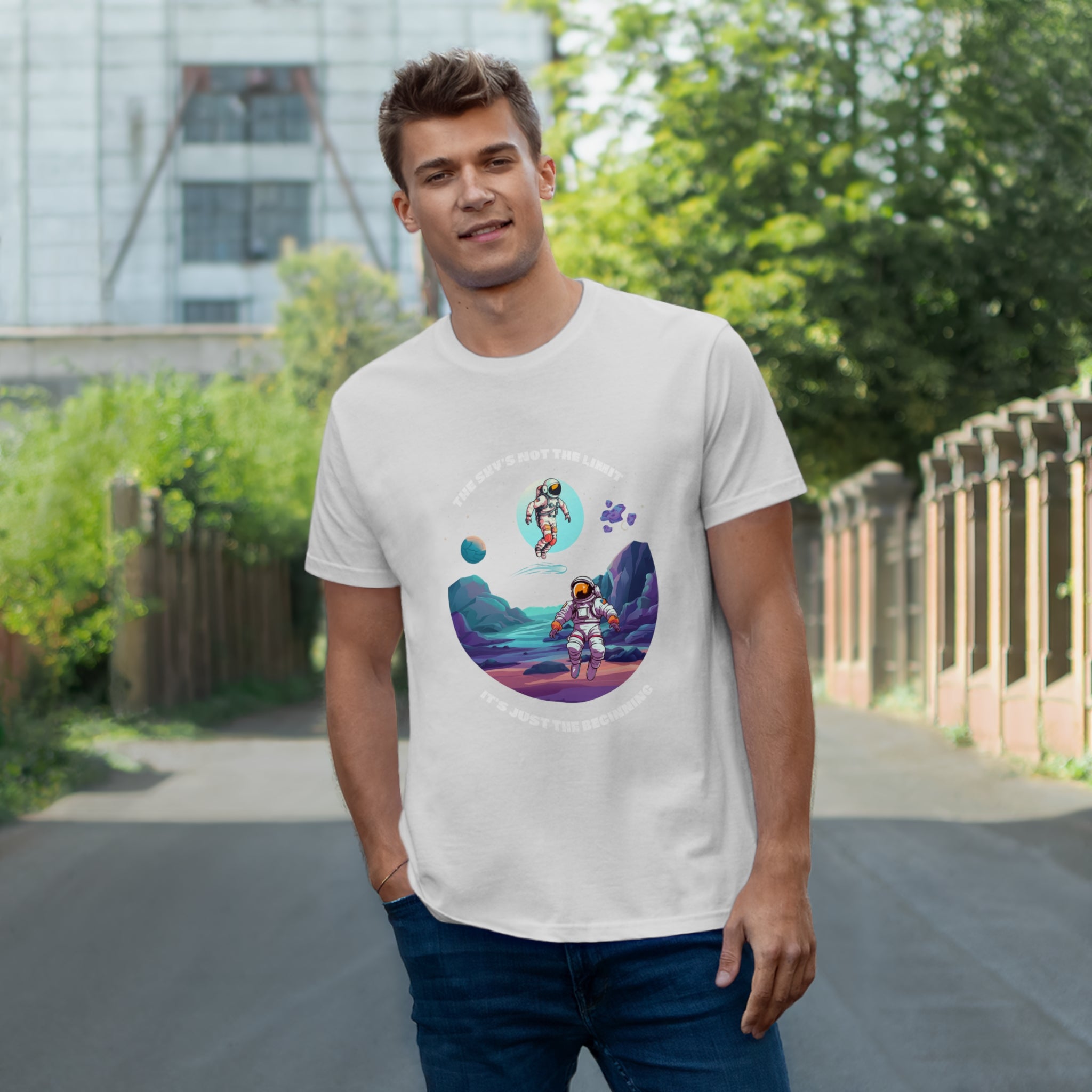 space man Single Jersey T-shirt