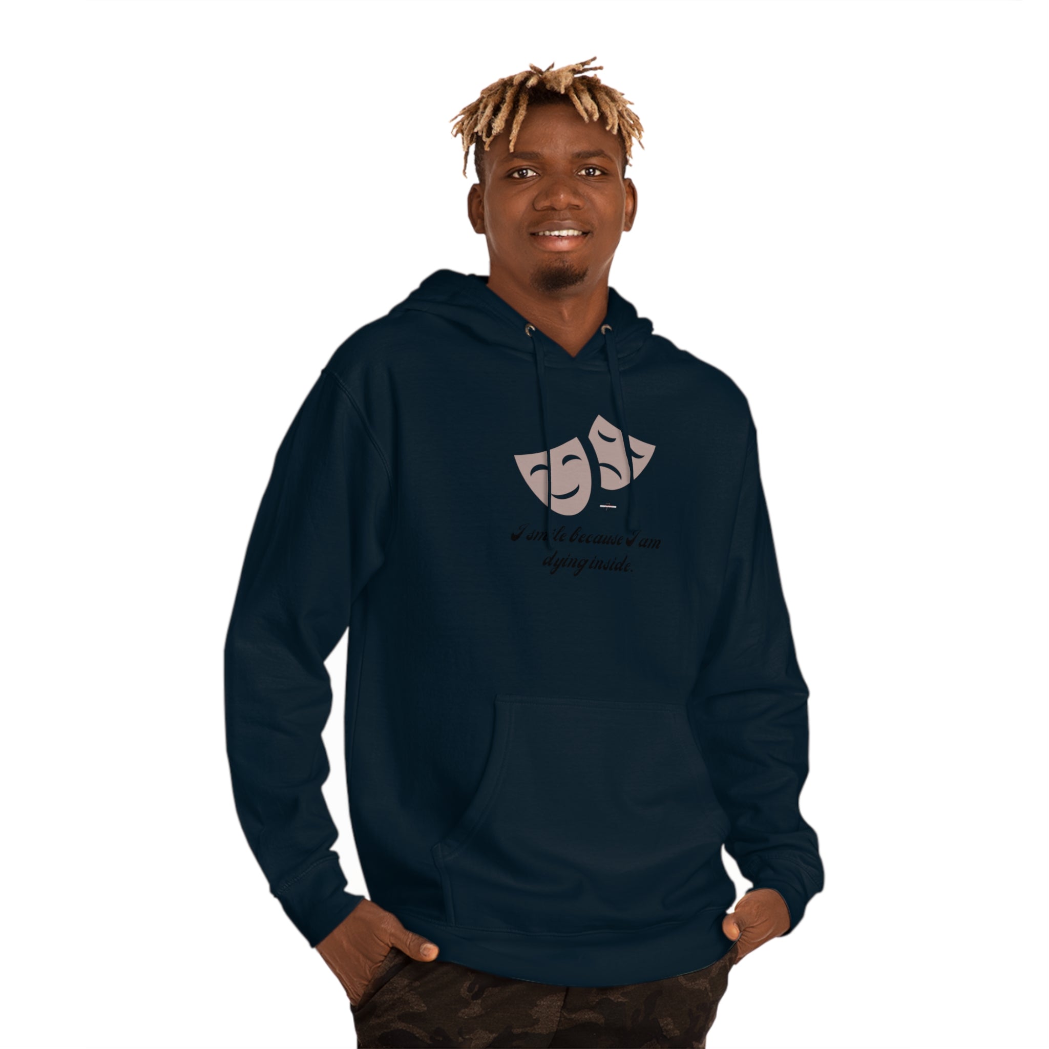 Small and Unhappy Hooded Sweatshirt