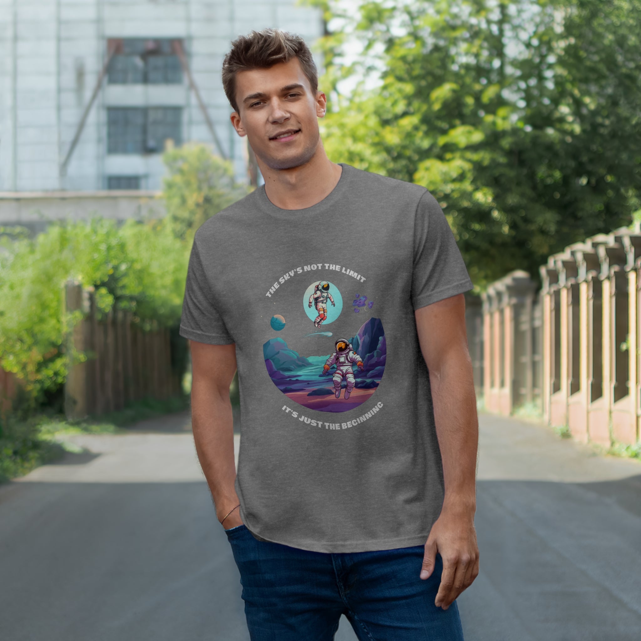 space man Single Jersey T-shirt