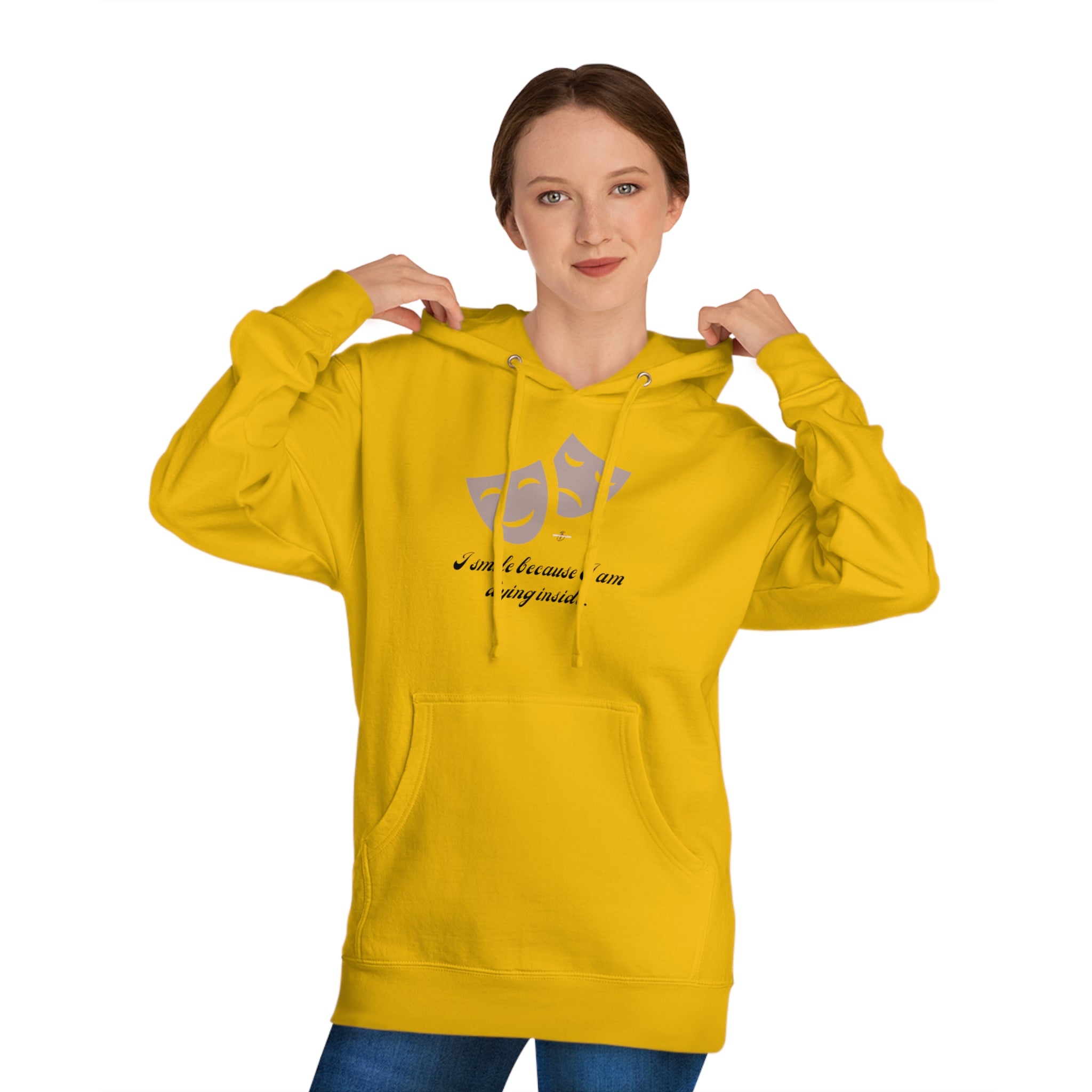 Small and Unhappy Hooded Sweatshirt
