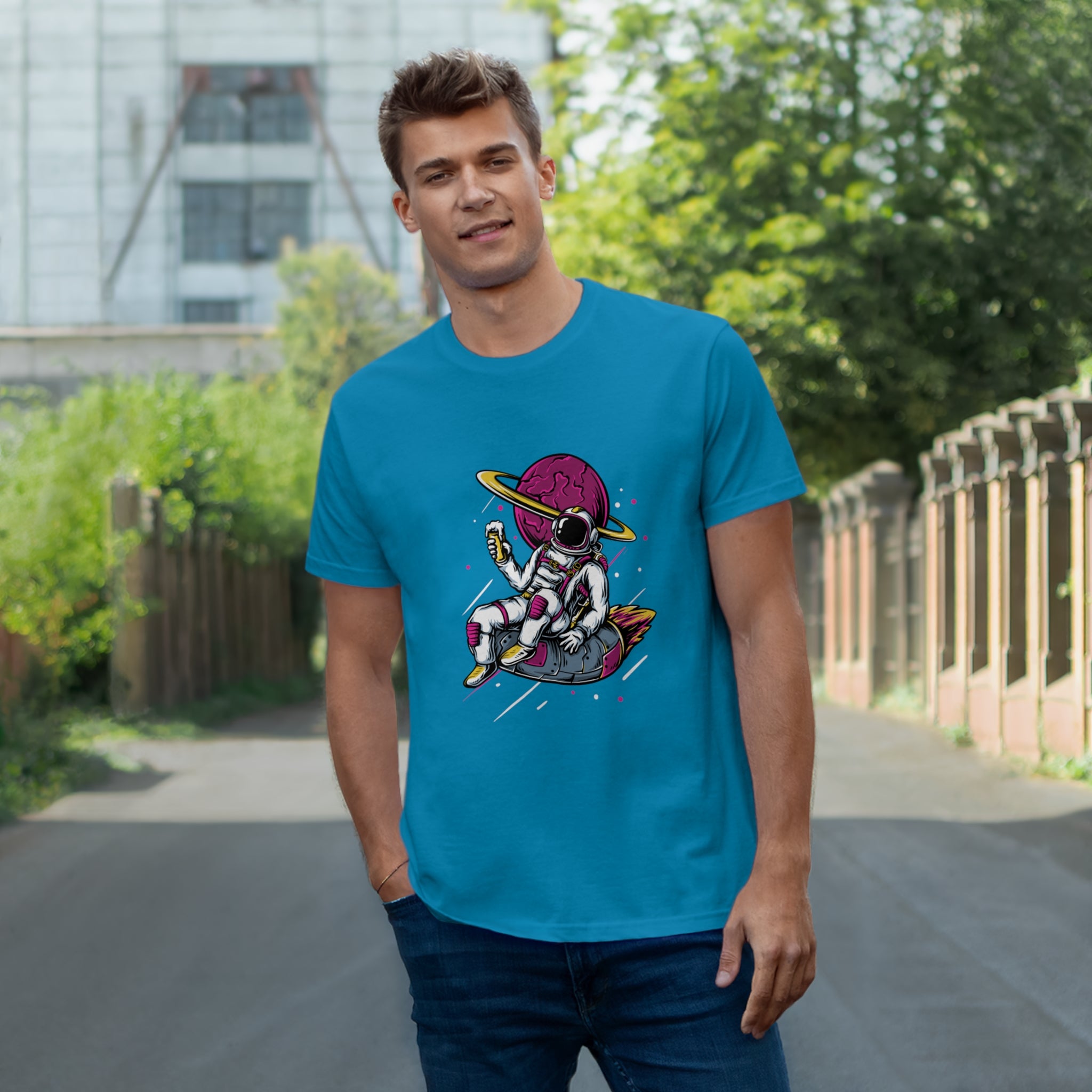 The Space Man Single Jersey T-shirt