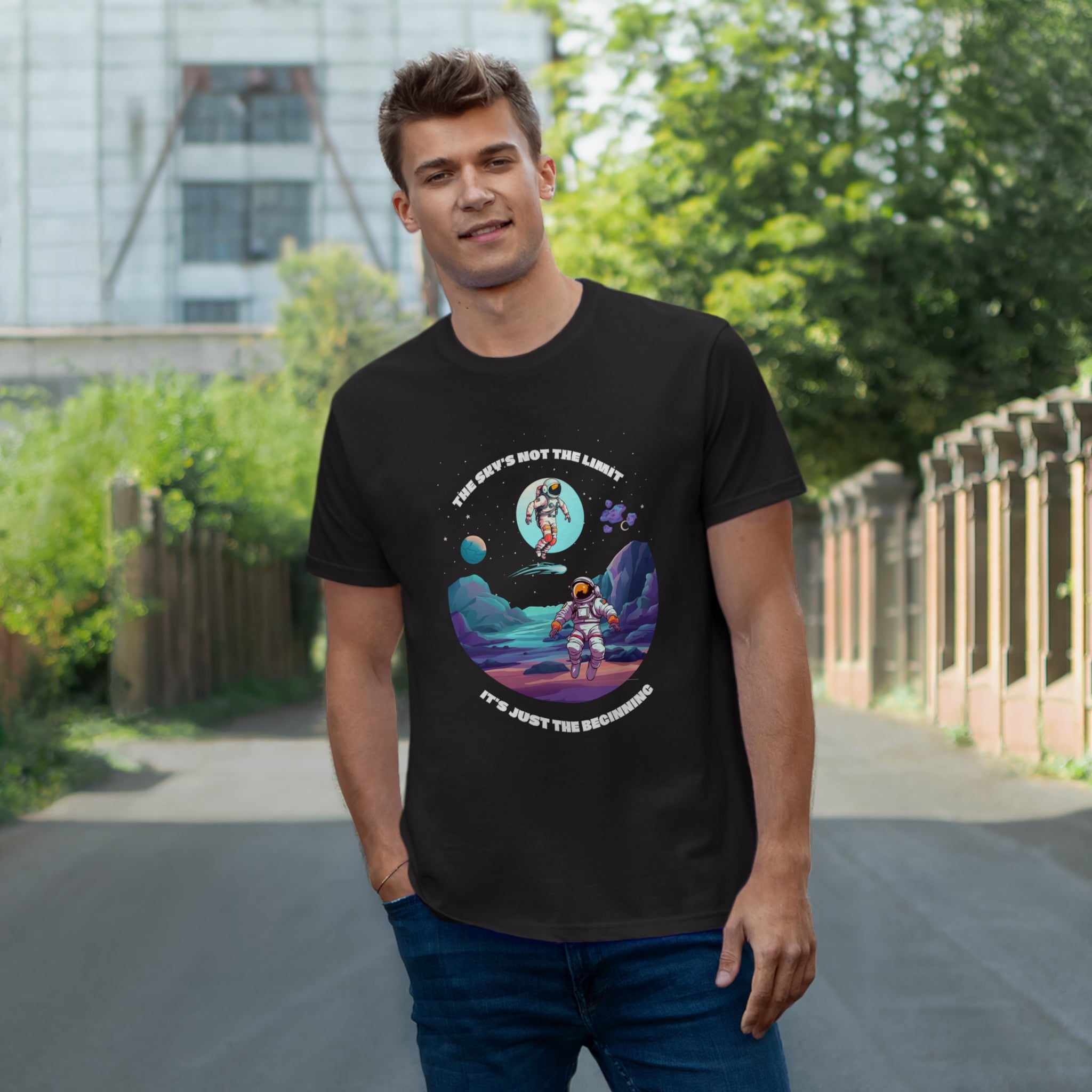 space man Single Jersey T-shirt