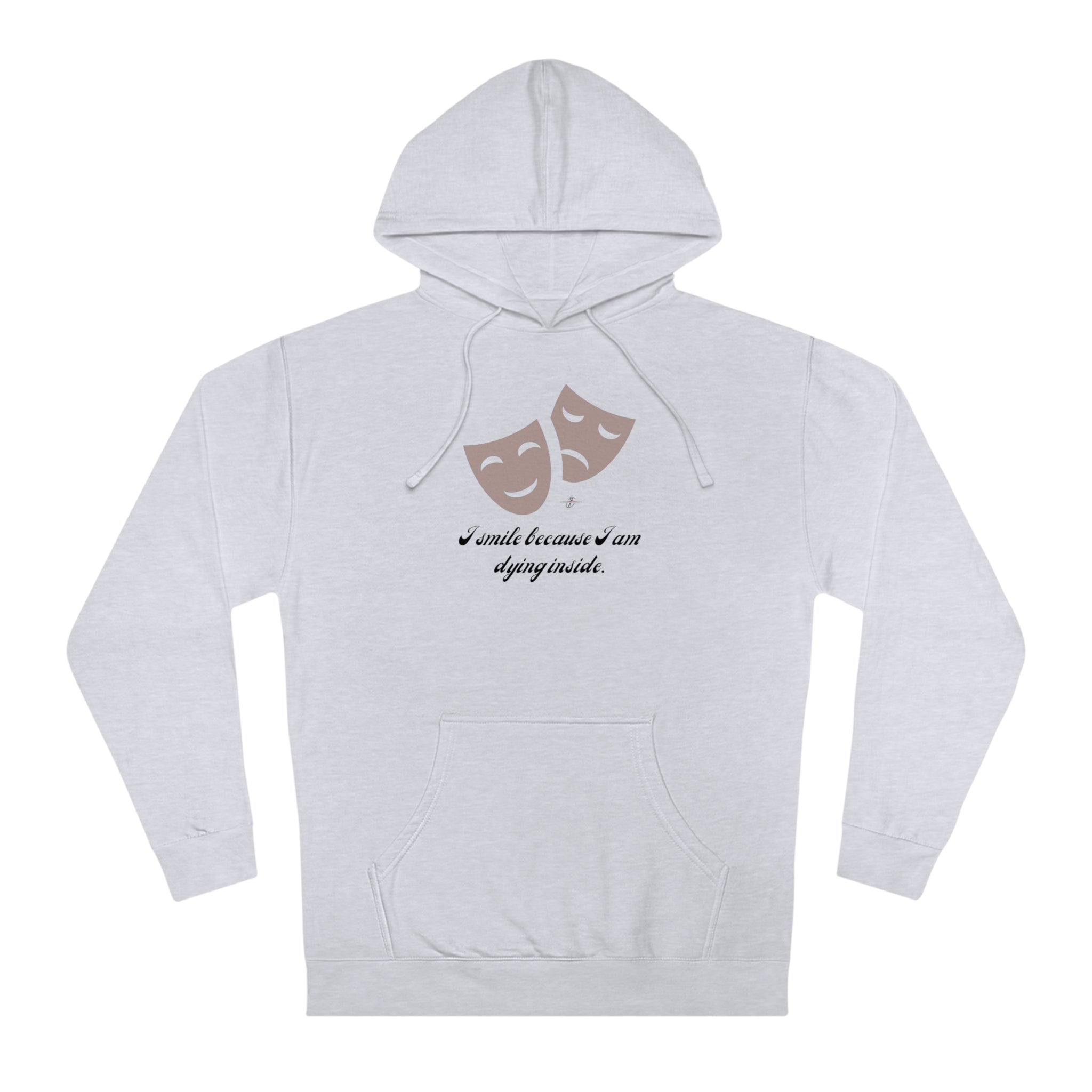 Small and Unhappy Hooded Sweatshirt