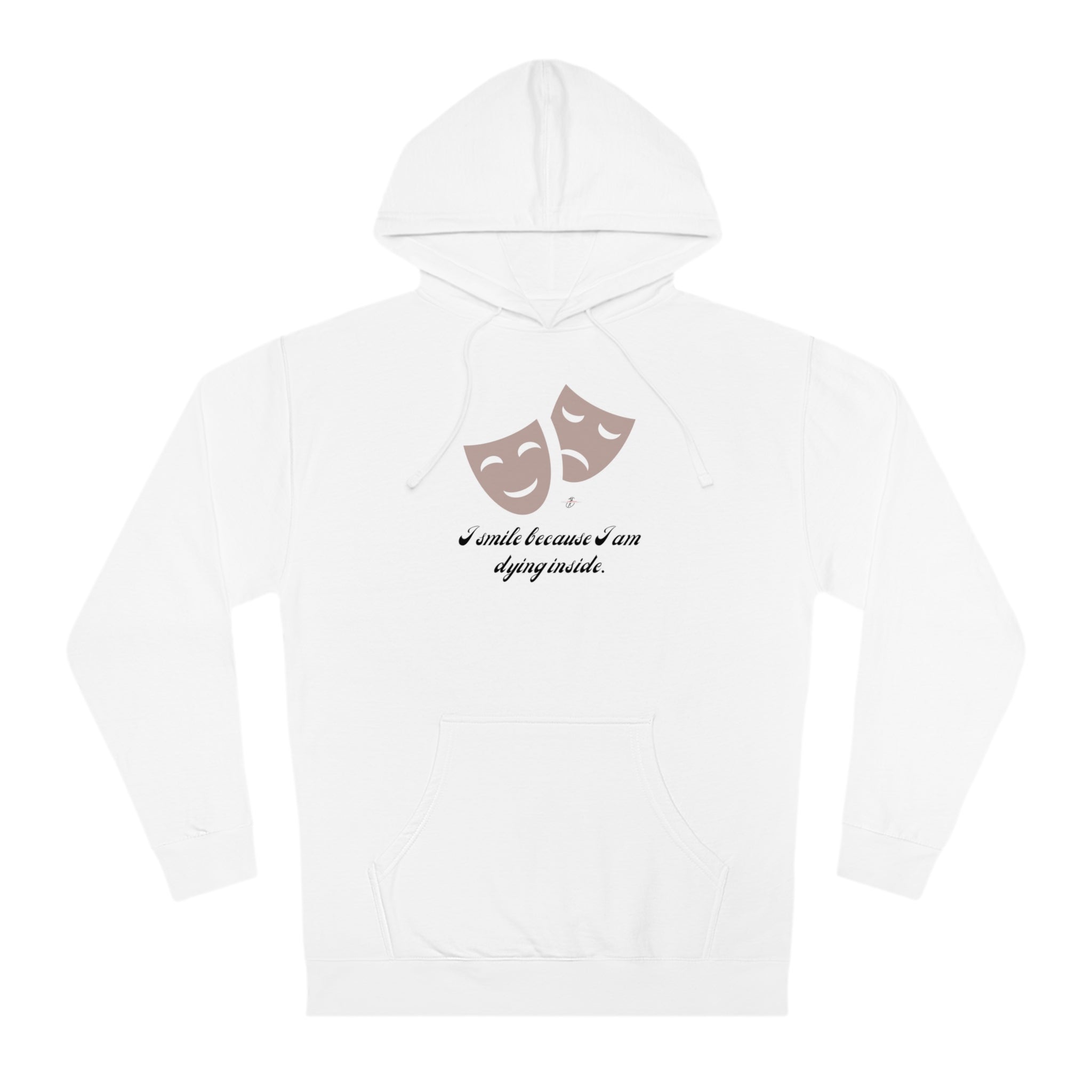 Small and Unhappy Hooded Sweatshirt