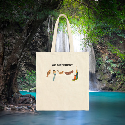 Canvas Tote Bag - Be Different
