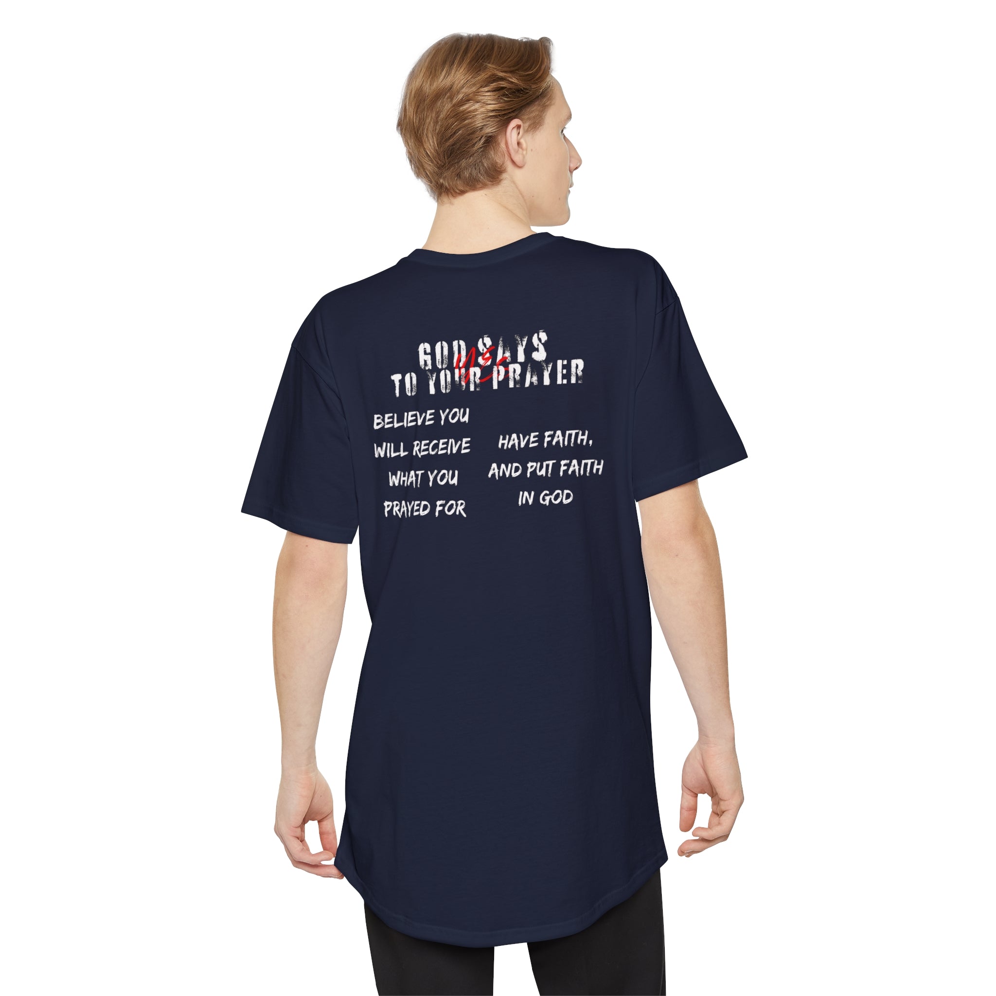 God says yes... Long Body Urban Tee