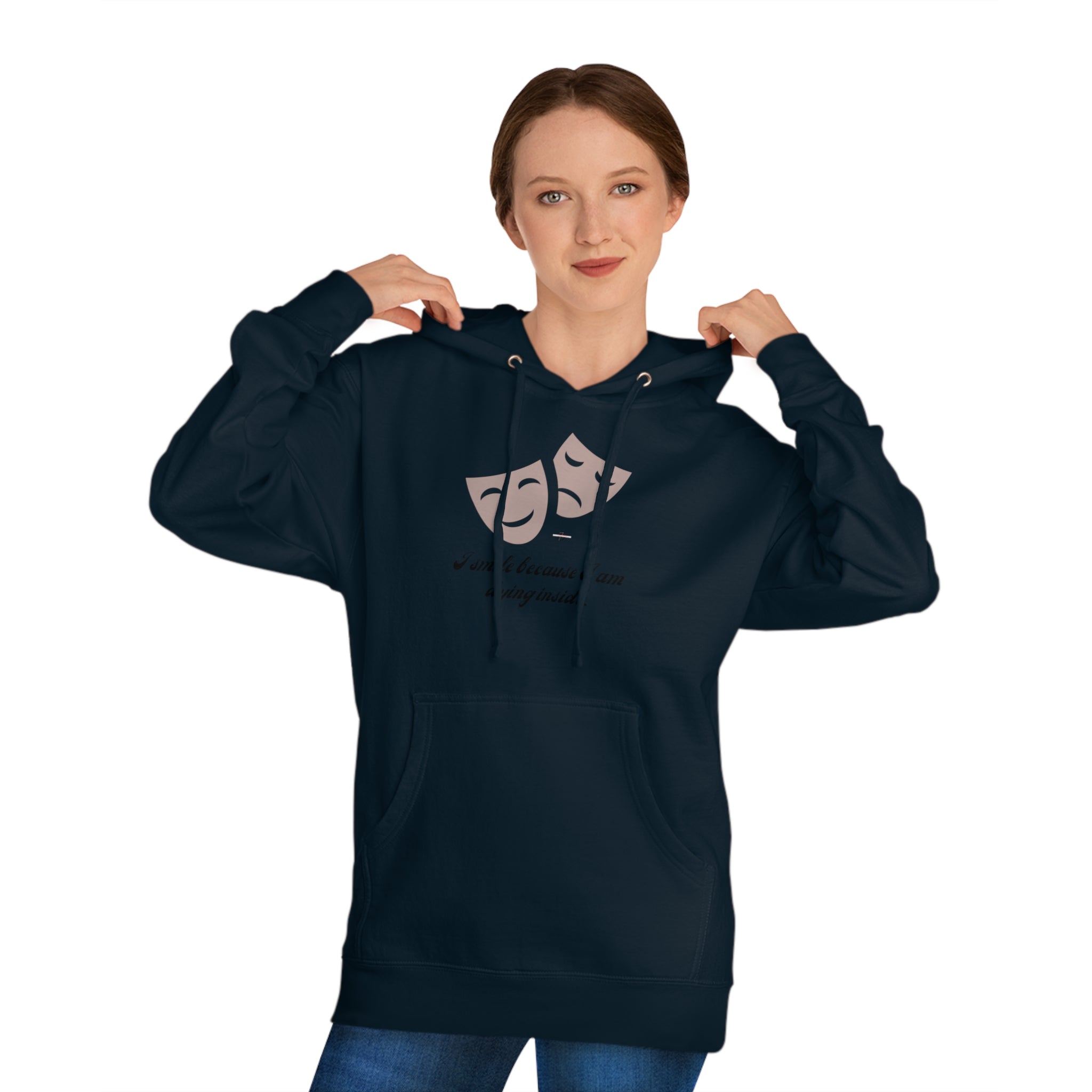 Small and Unhappy Hooded Sweatshirt