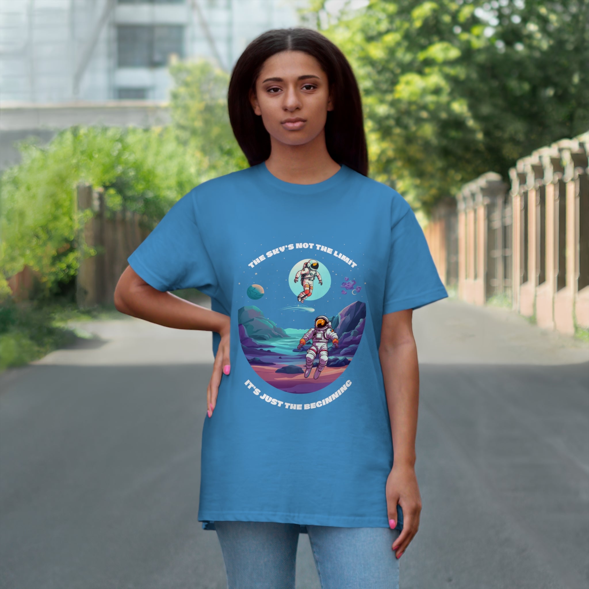 space man Single Jersey T-shirt