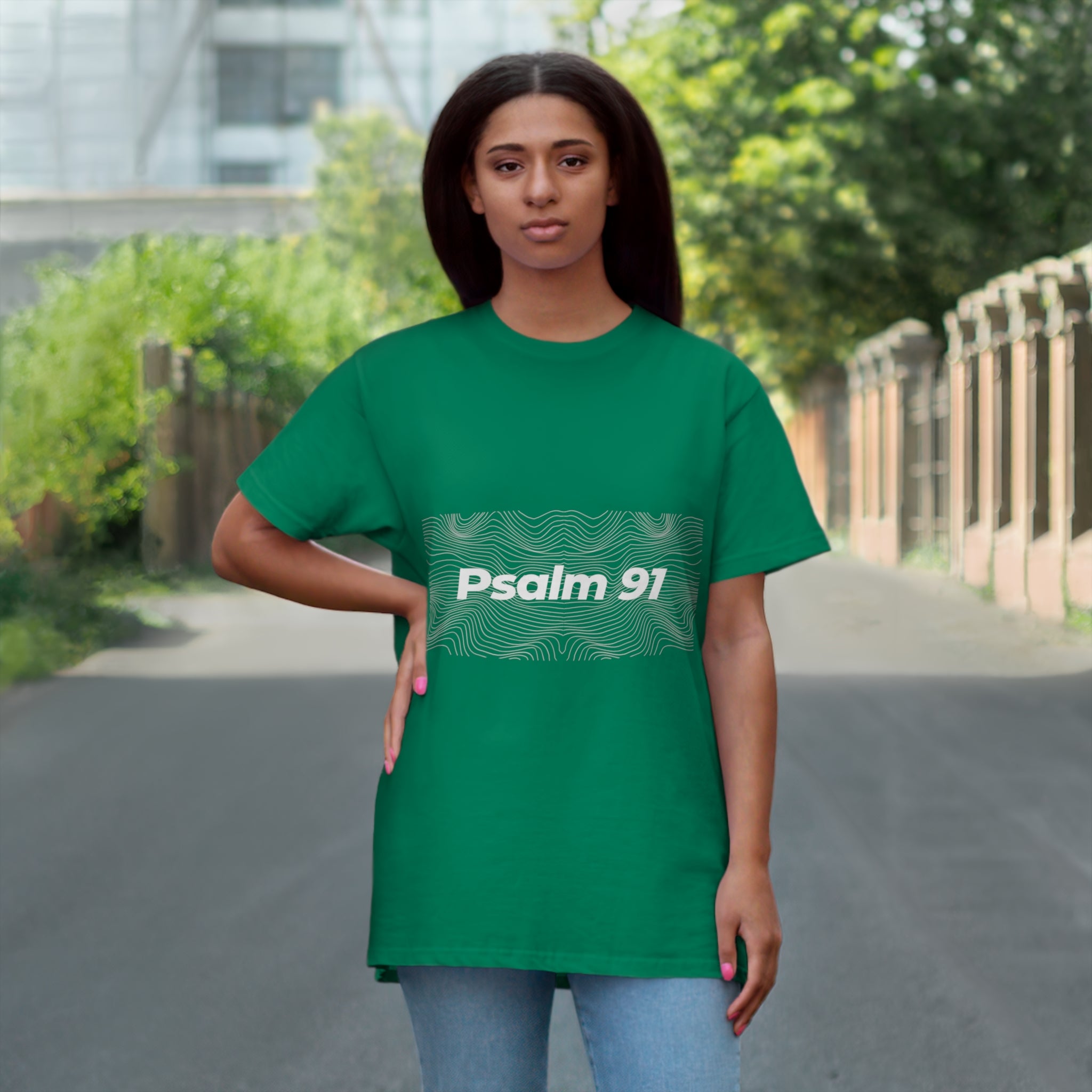 Psalm 91 Single Jersey T-shirt