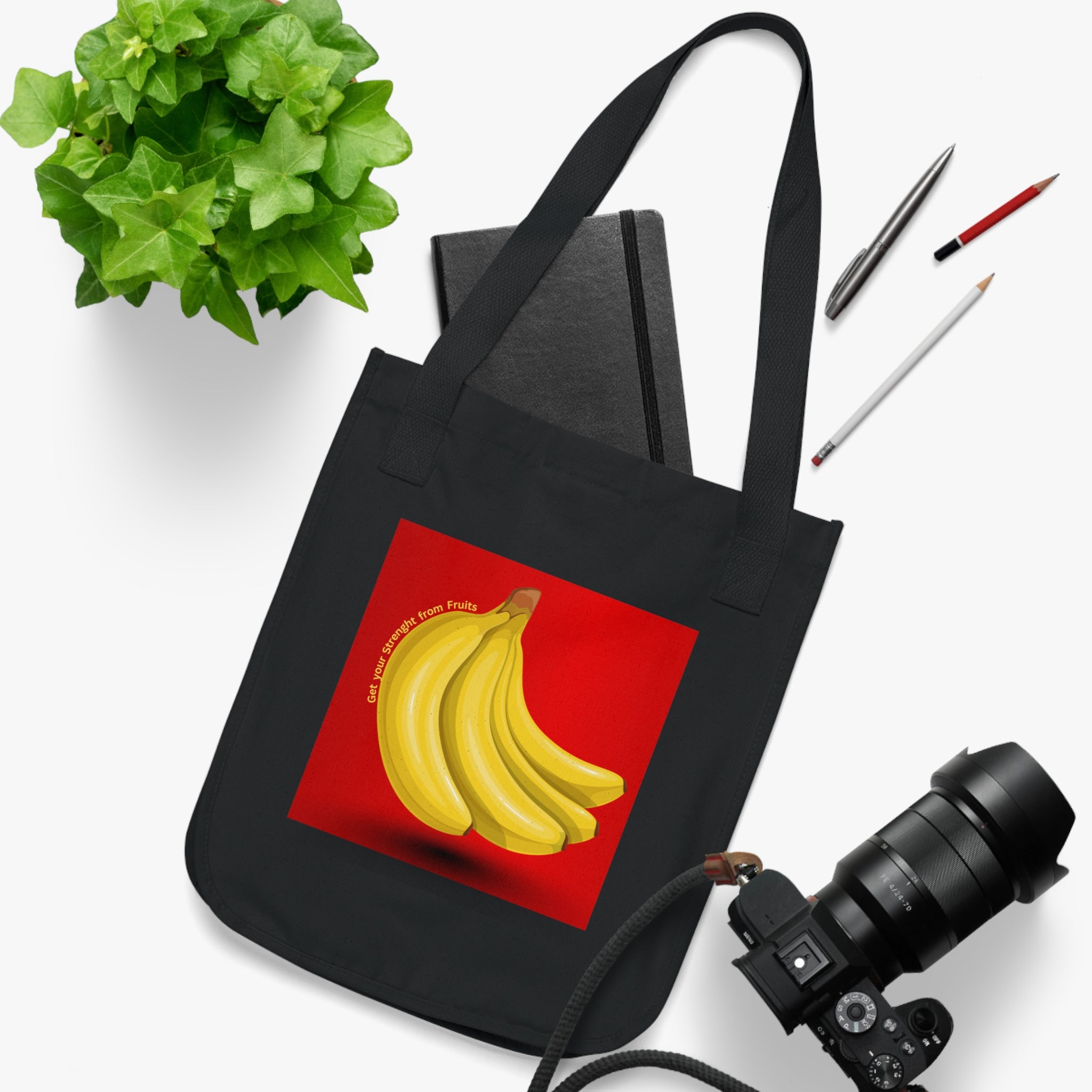Canvas Tote Bag: Banana Lover