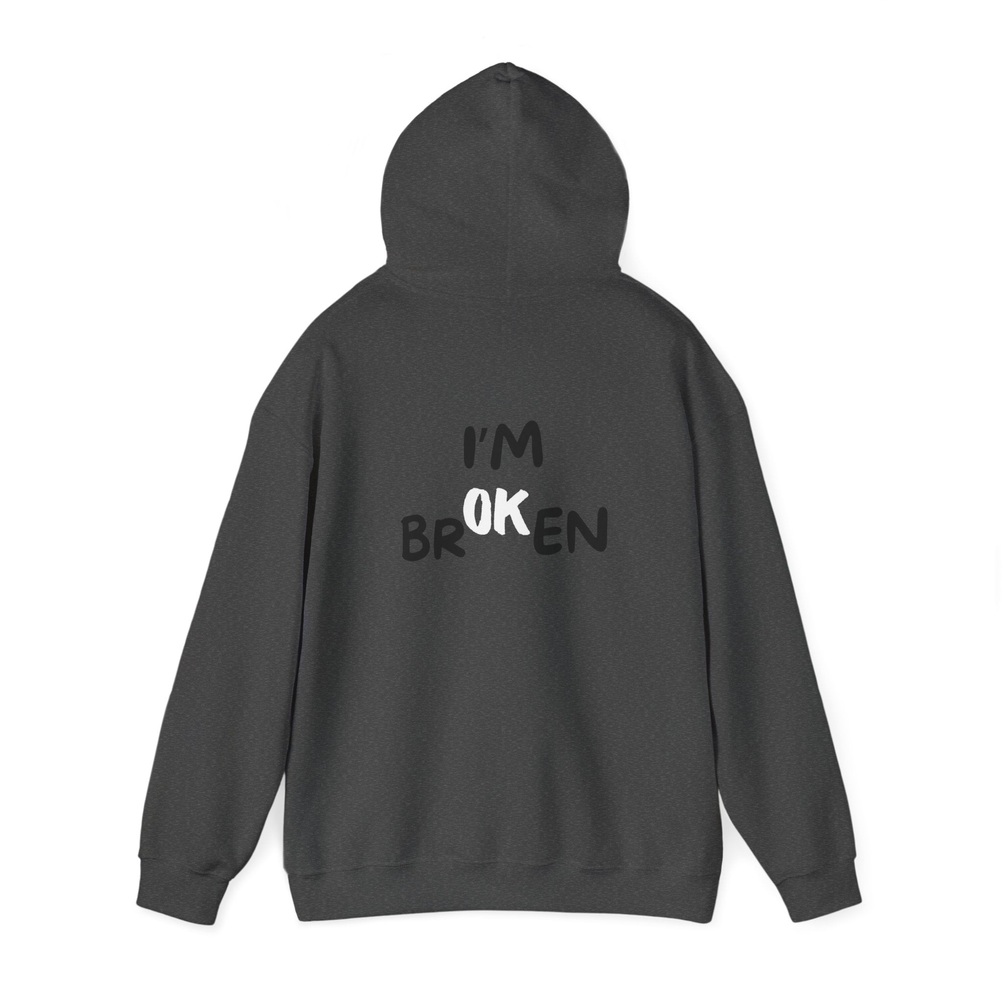I'm broken Heavy Blend™ Hooded Sweatshirt