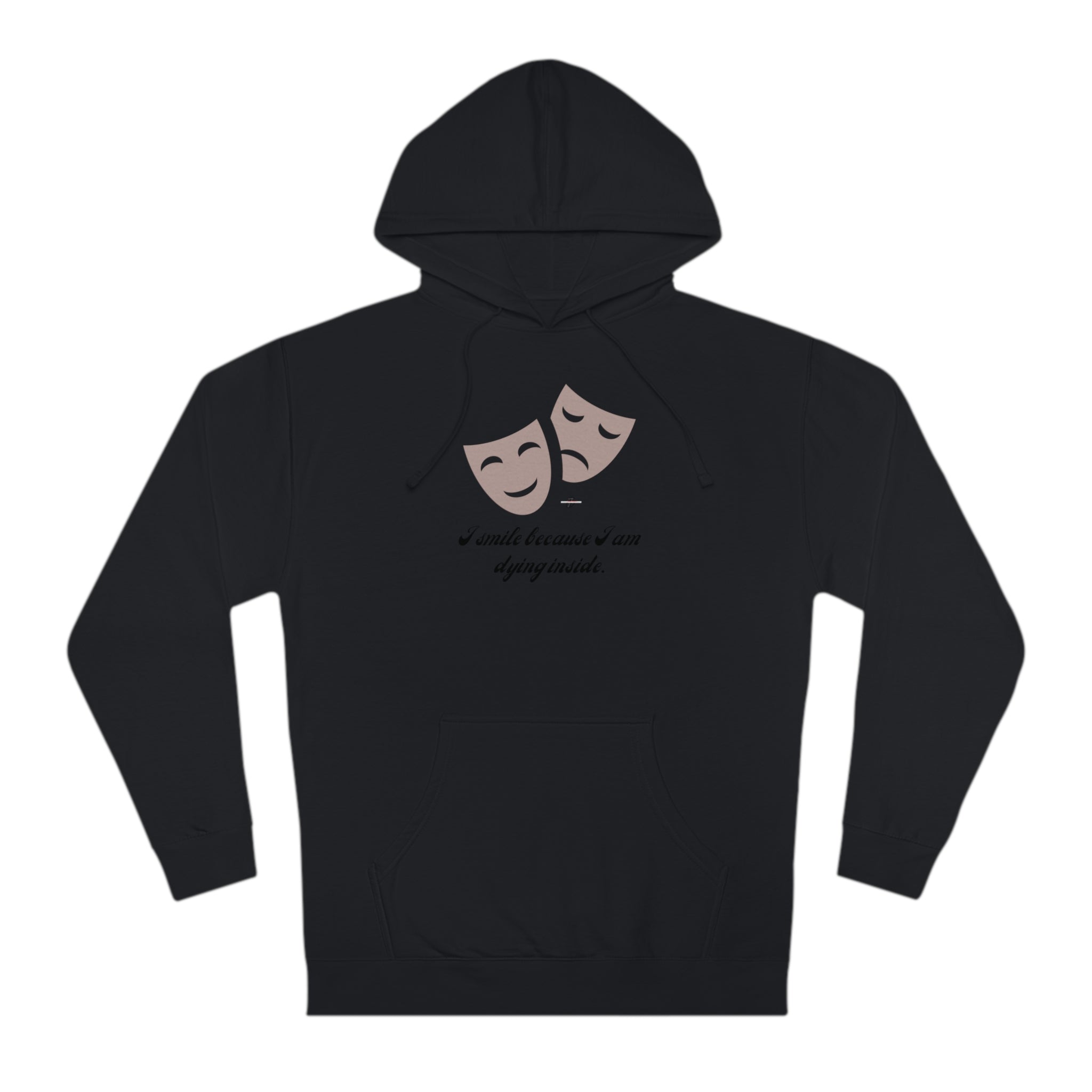 Small and Unhappy Hooded Sweatshirt