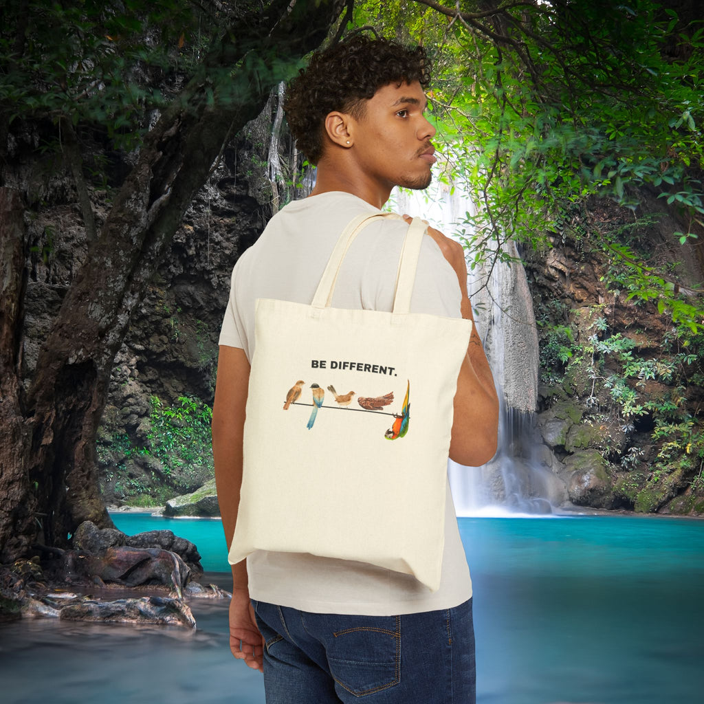 Canvas Tote Bag - Be Different