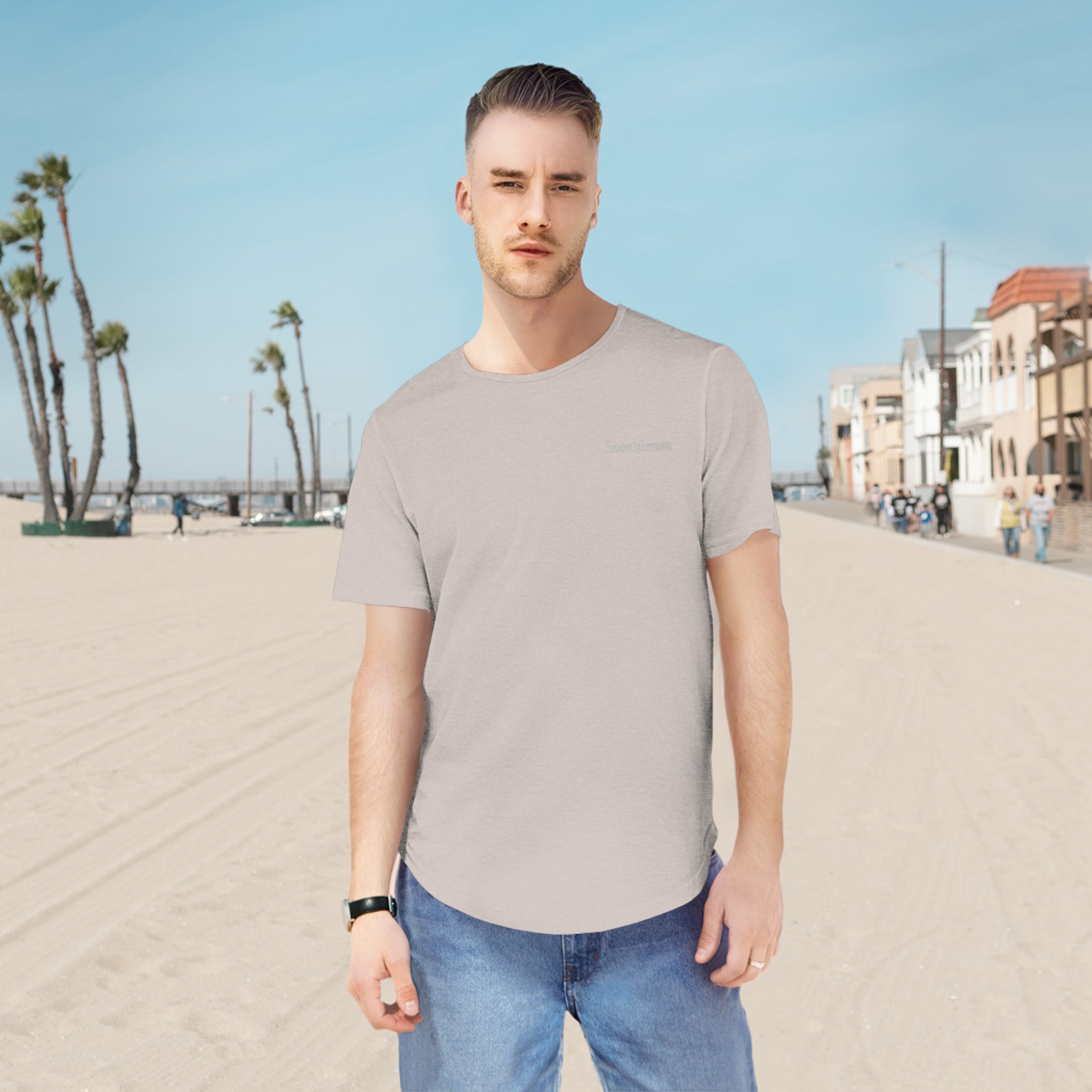 WE Are...Jersey Curved Hem Tee