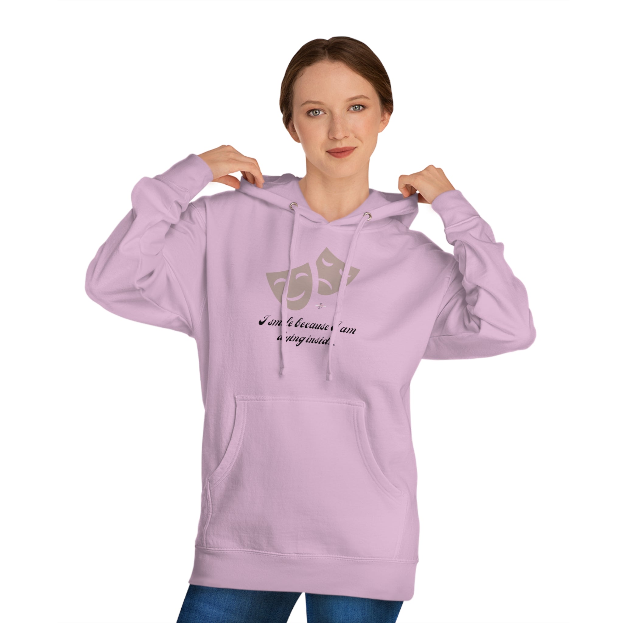 Small and Unhappy Hooded Sweatshirt