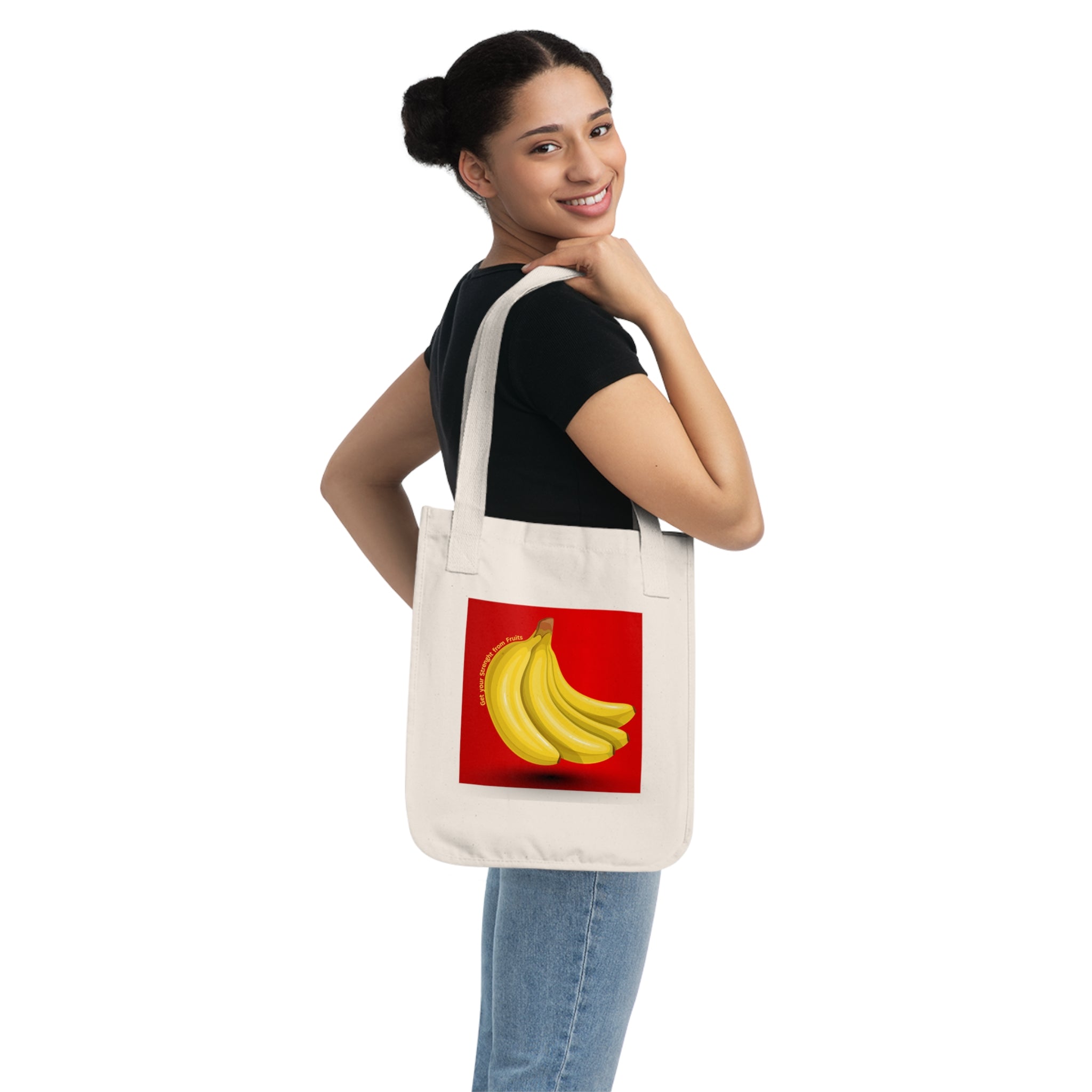 Canvas Tote Bag: Banana Lover