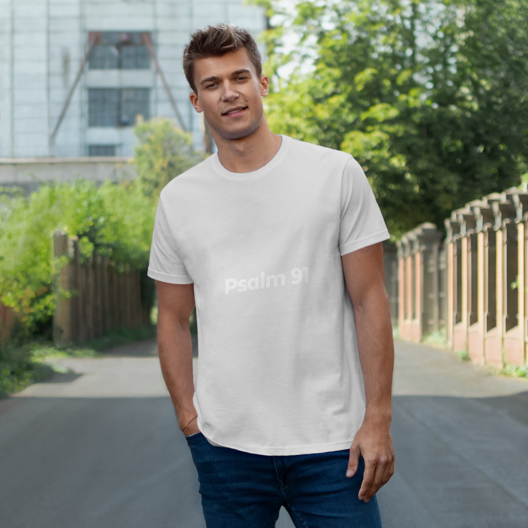 Psalm 91 Single Jersey T-shirt