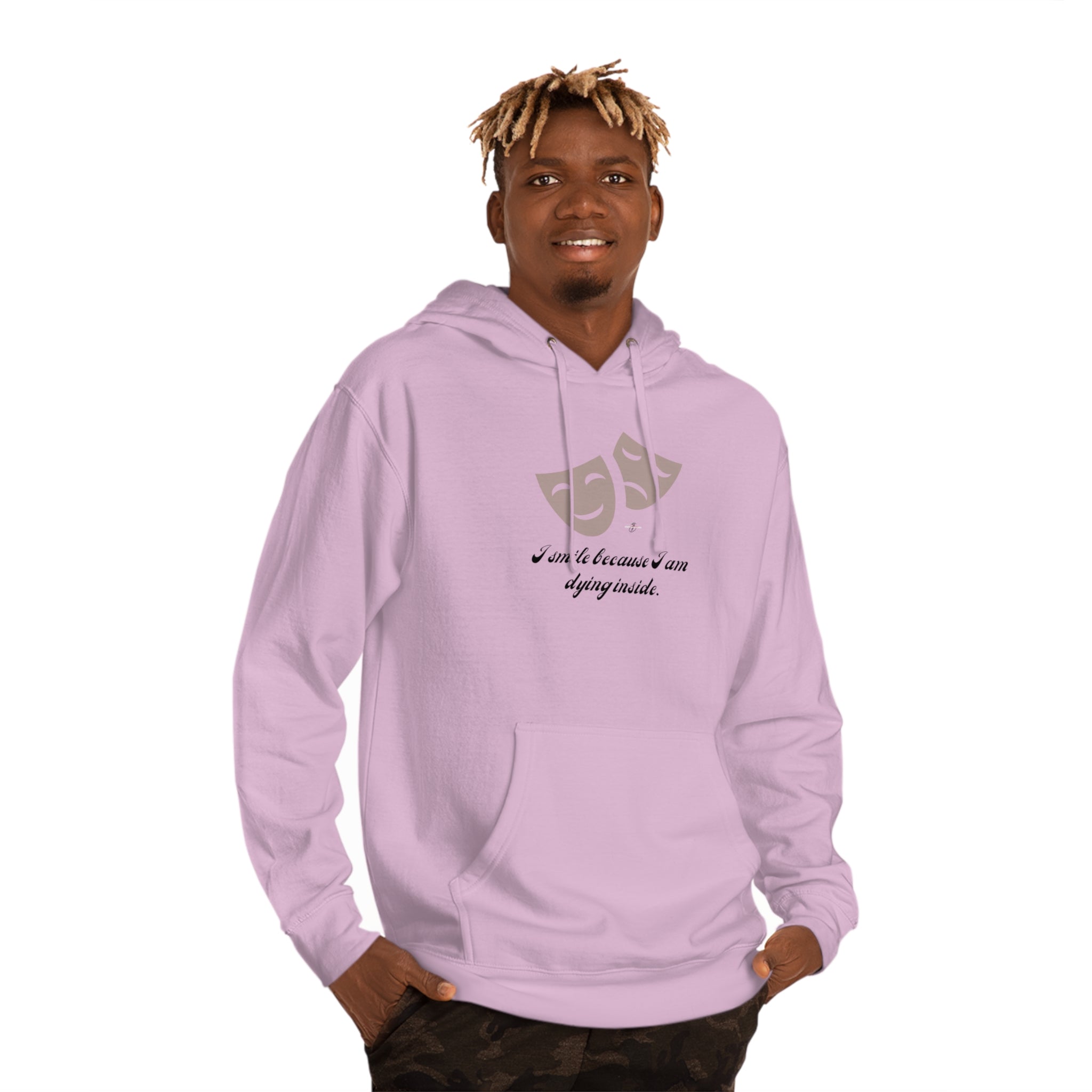 Small and Unhappy Hooded Sweatshirt