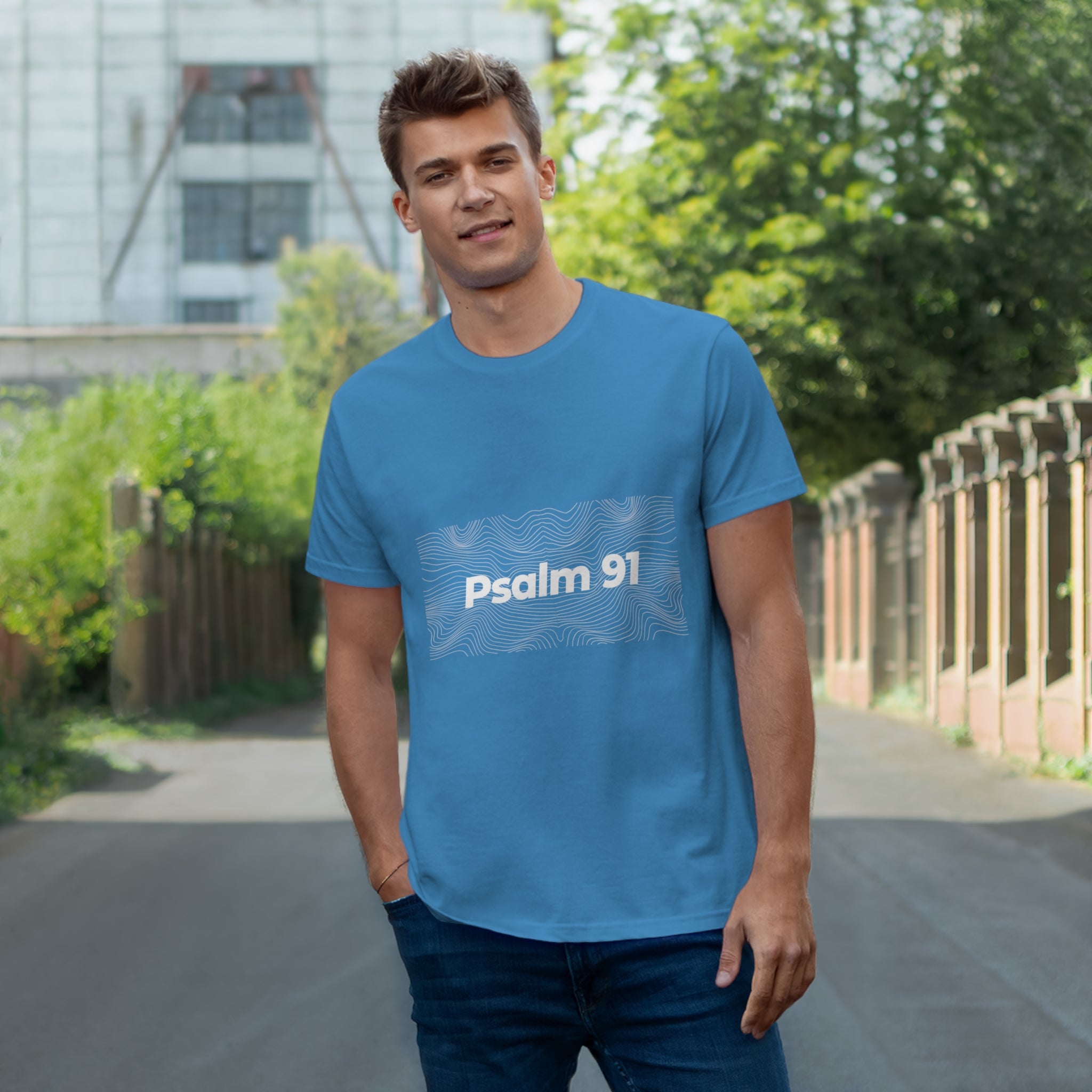 Psalm 91 Single Jersey T-shirt