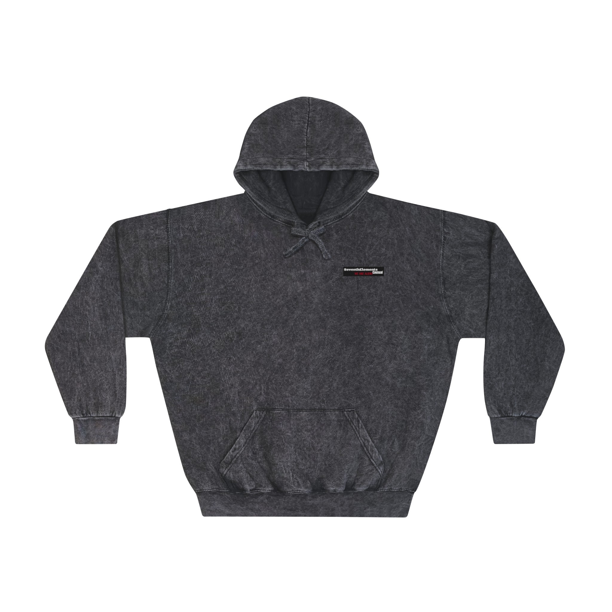 Black love Mineral Wash Hoodie