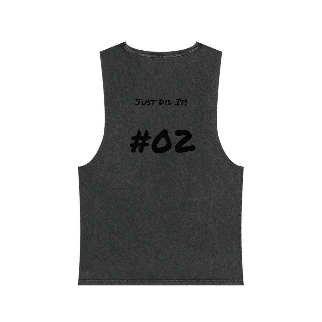 Just Married Couple Stonewash Tank Top