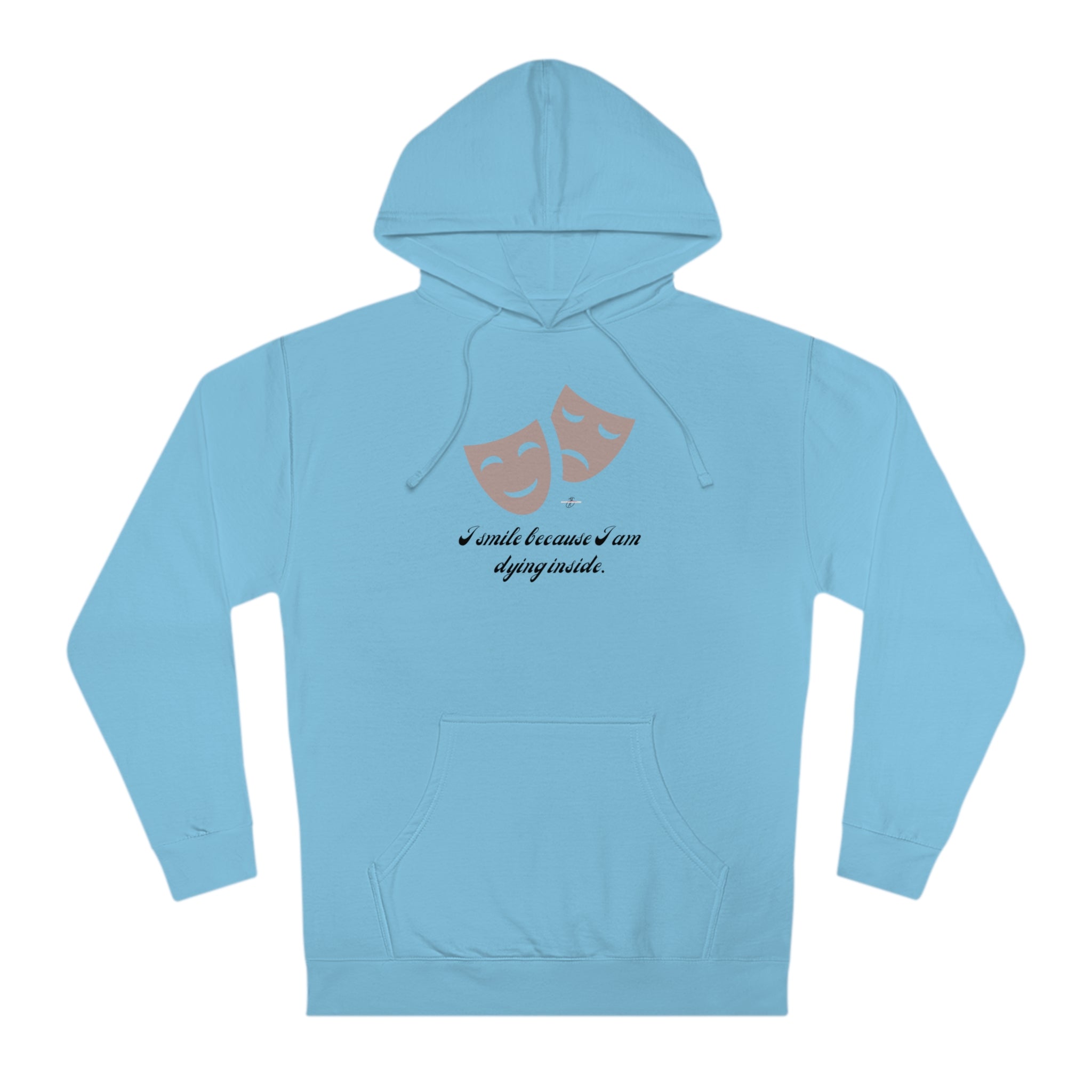 Small and Unhappy Hooded Sweatshirt