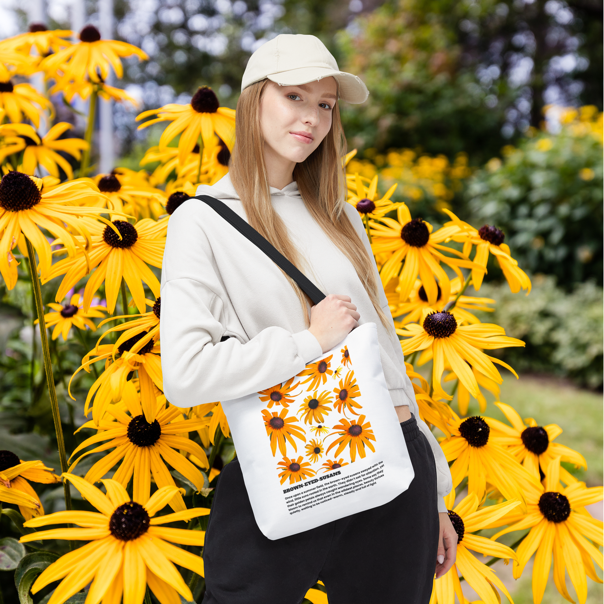 Blue-Eyed-Susan Tote Bag