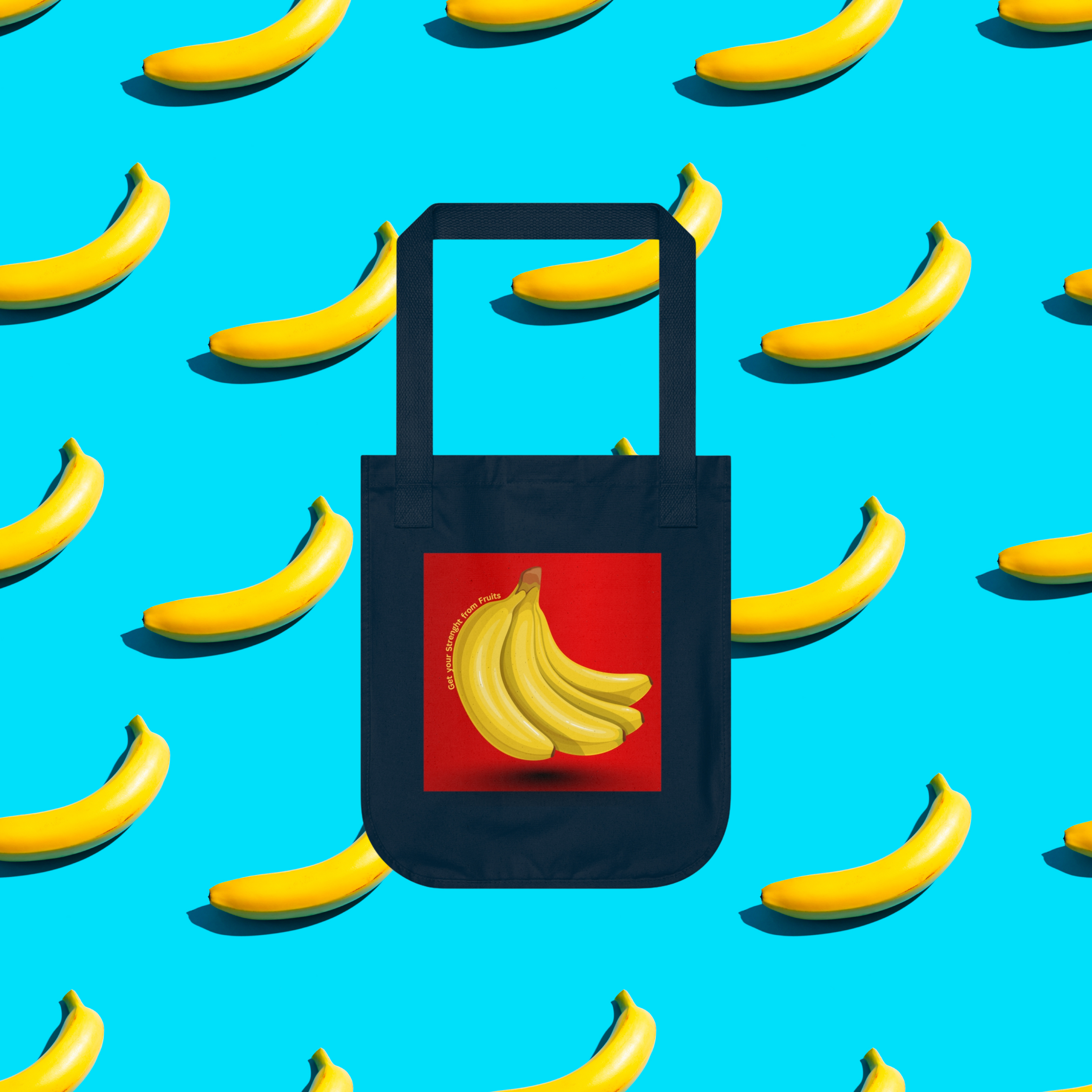 Canvas Tote Bag: Banana Lover