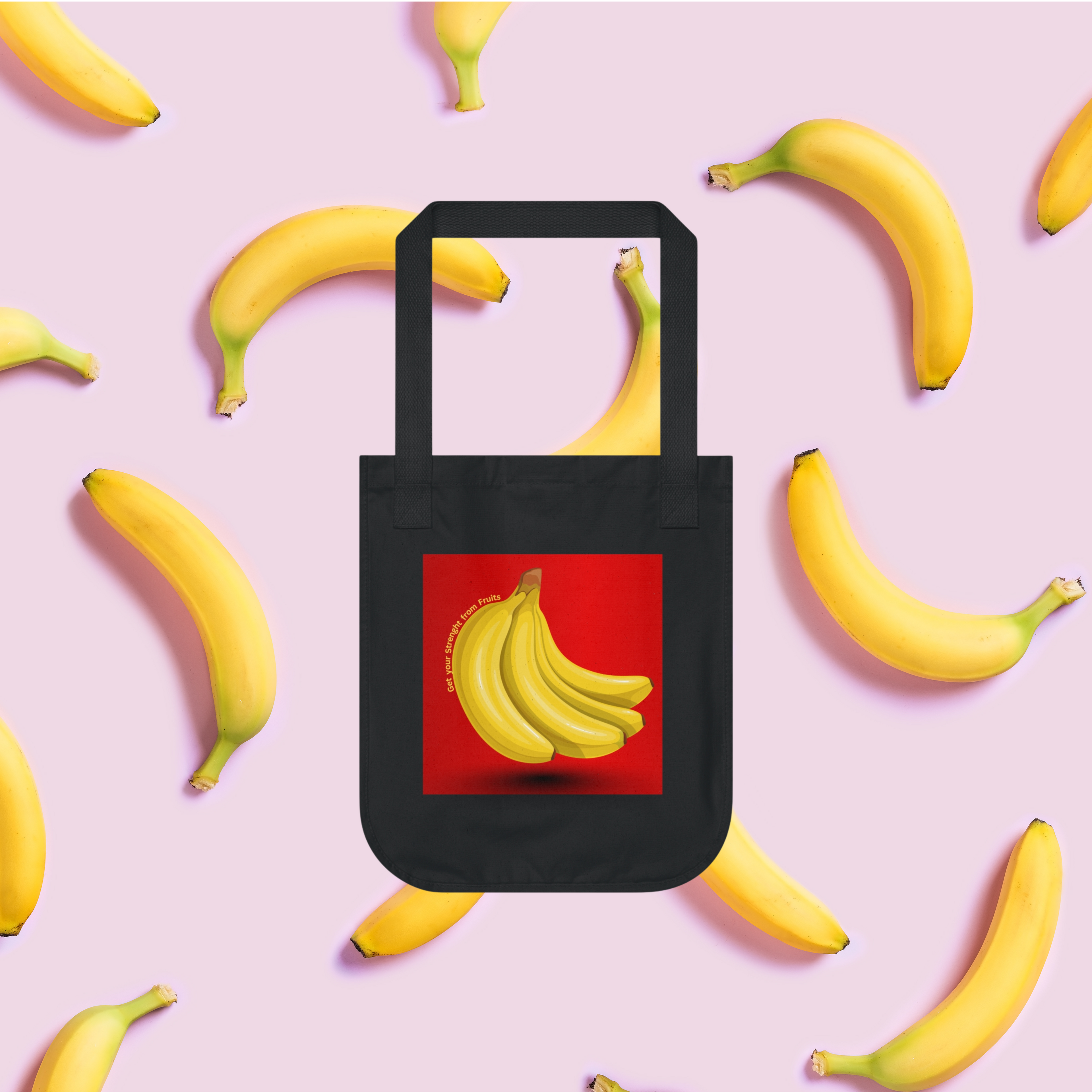 Canvas Tote Bag: Banana Lover