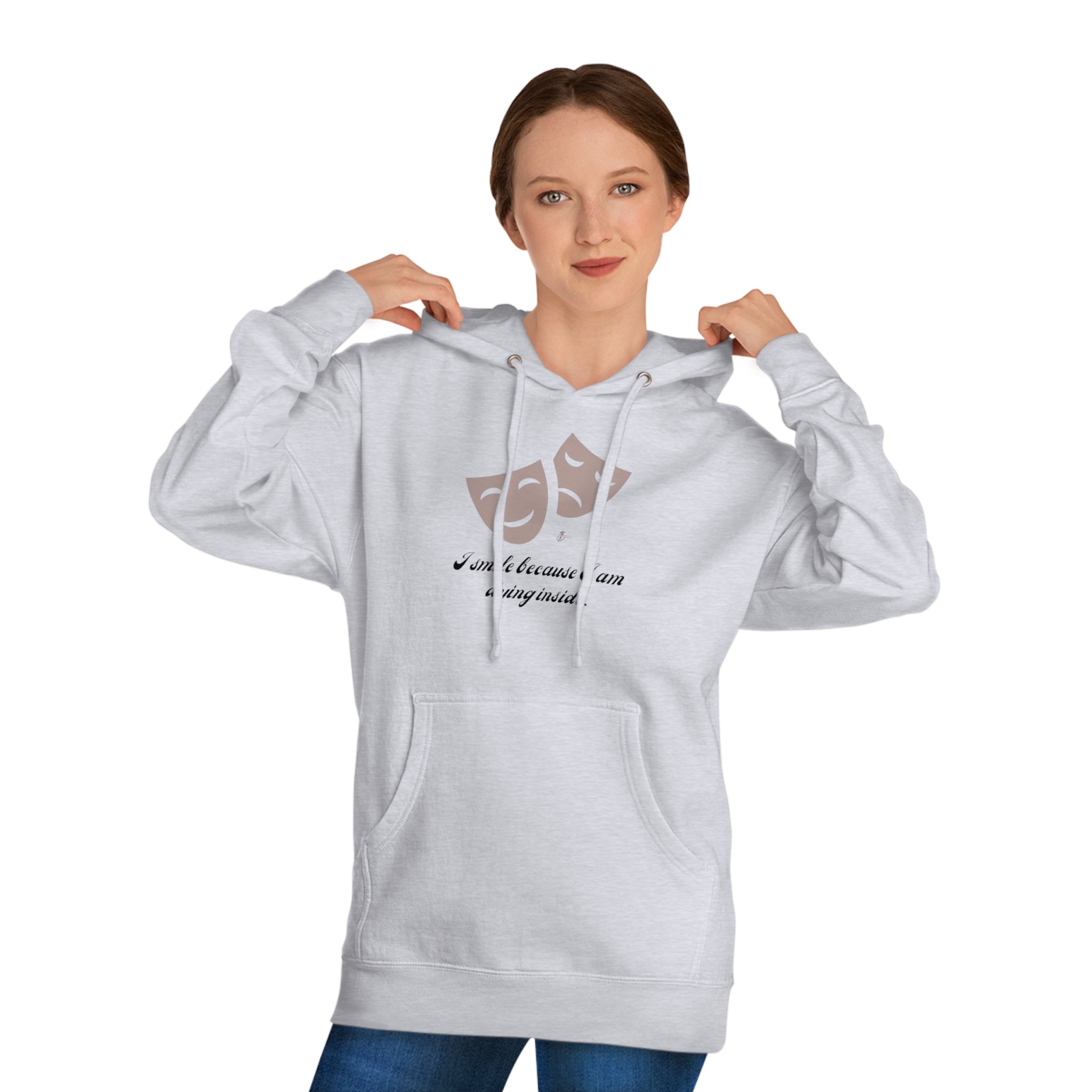 Small and Unhappy Hooded Sweatshirt