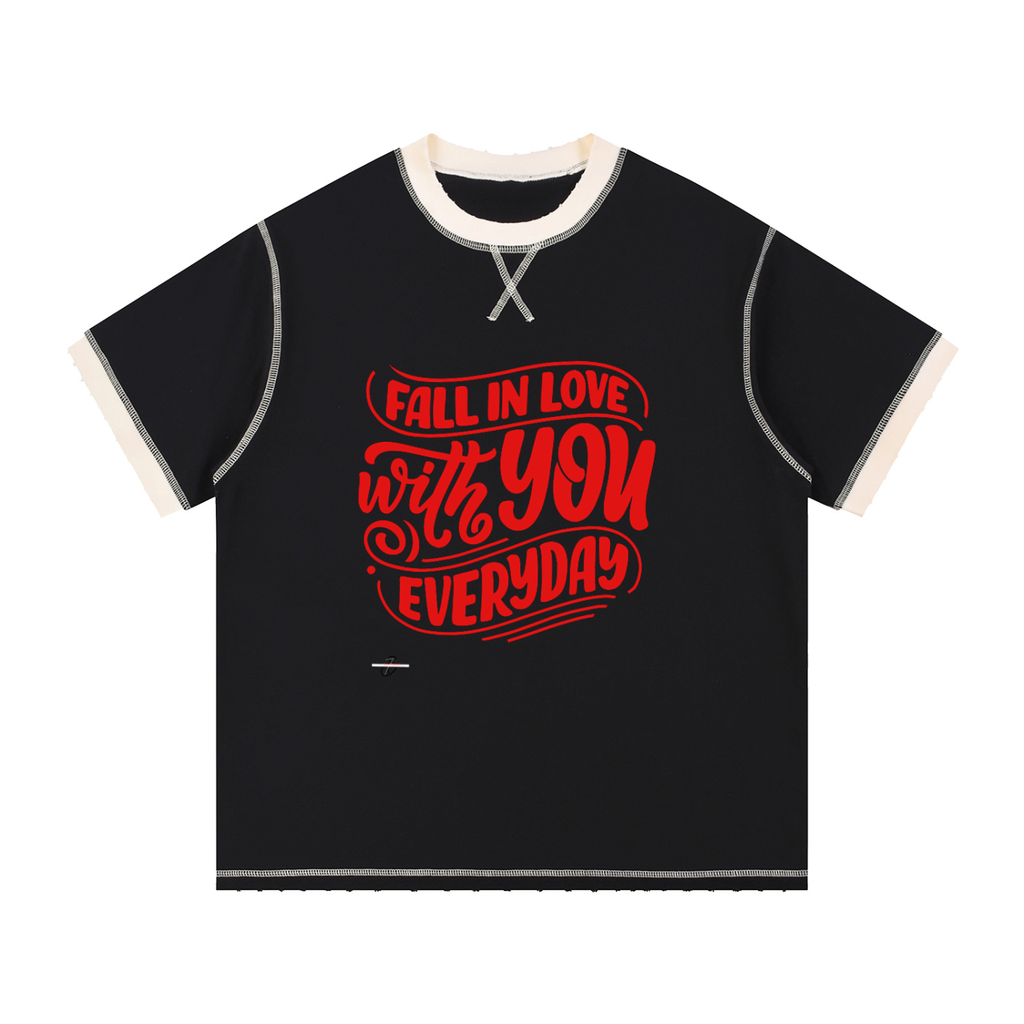 Contrast-Stitched Cotton