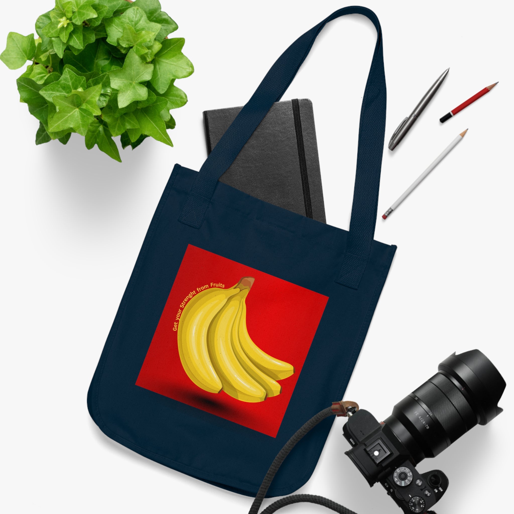 Canvas Tote Bag: Banana Lover