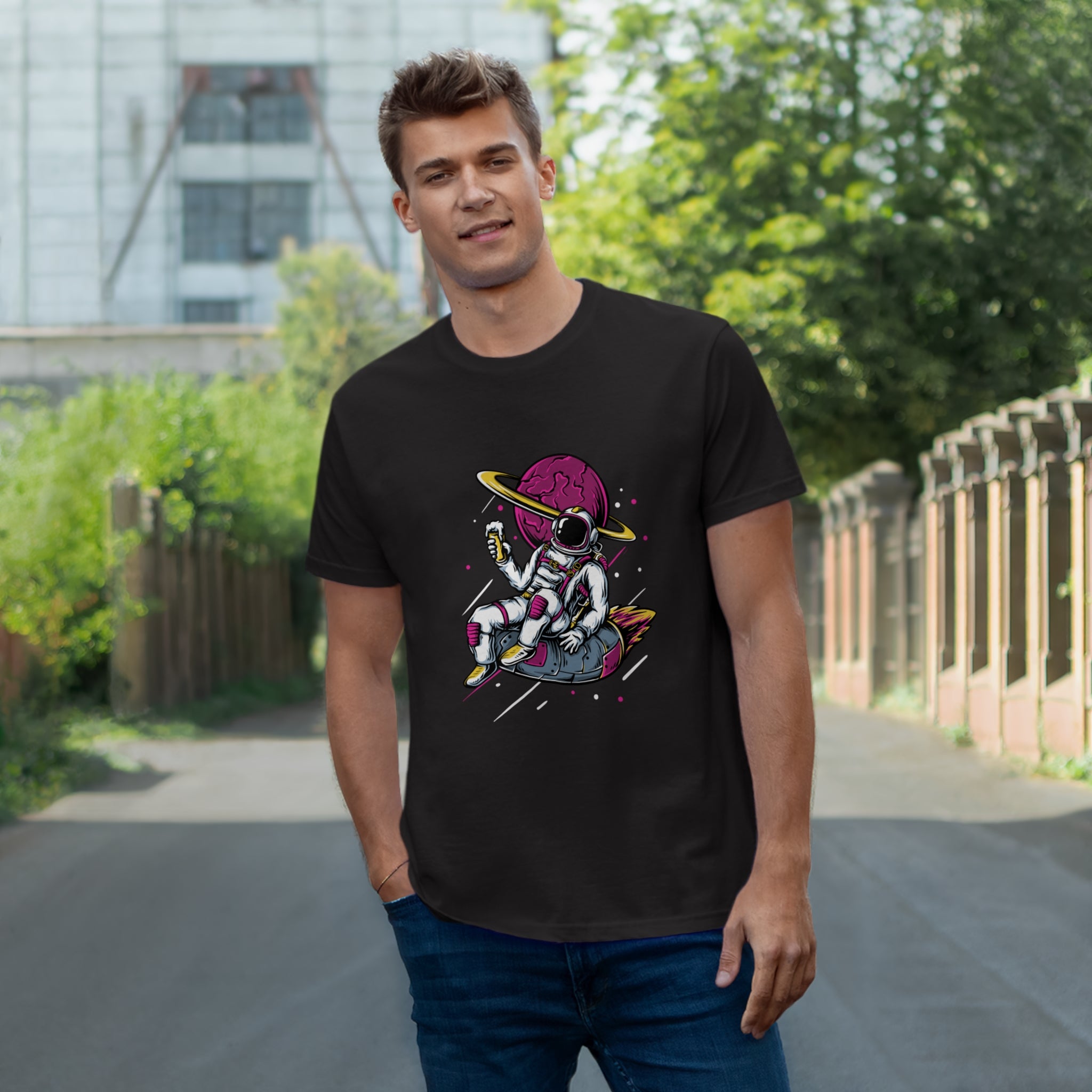 The Space Man Single Jersey T-shirt