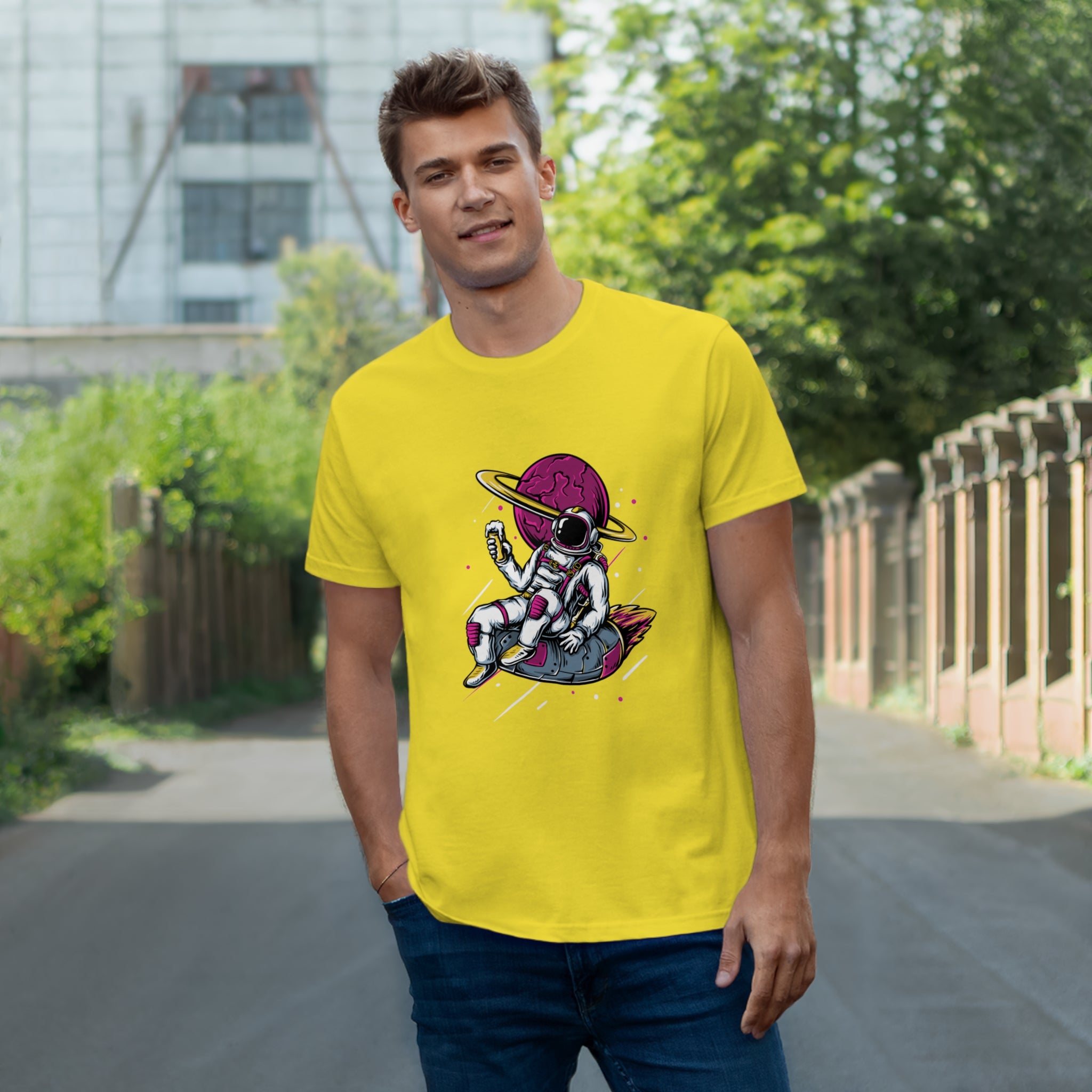 The Space Man Single Jersey T-shirt