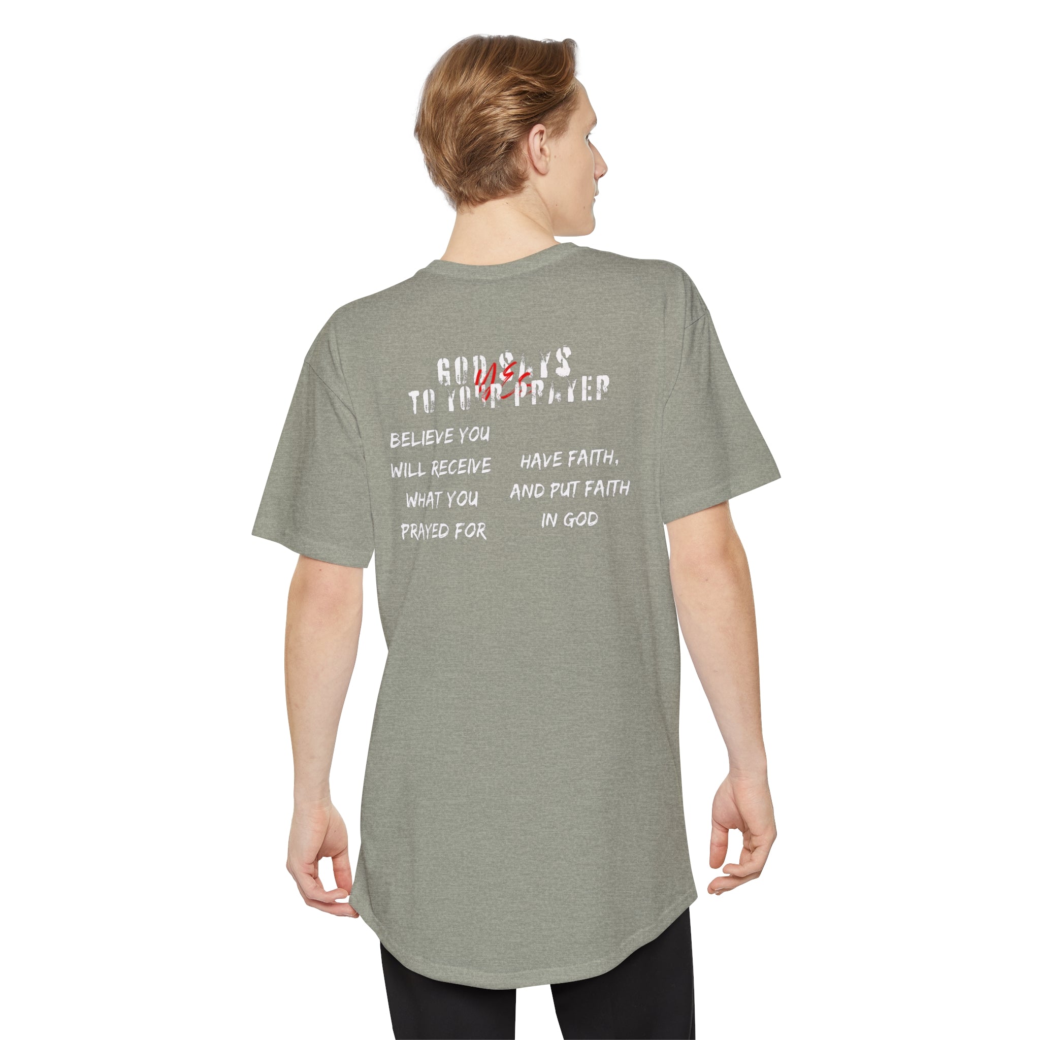 God says yes... Long Body Urban Tee