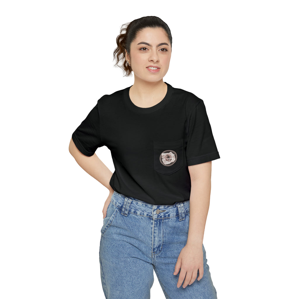 White Rose Pocket T-shirt