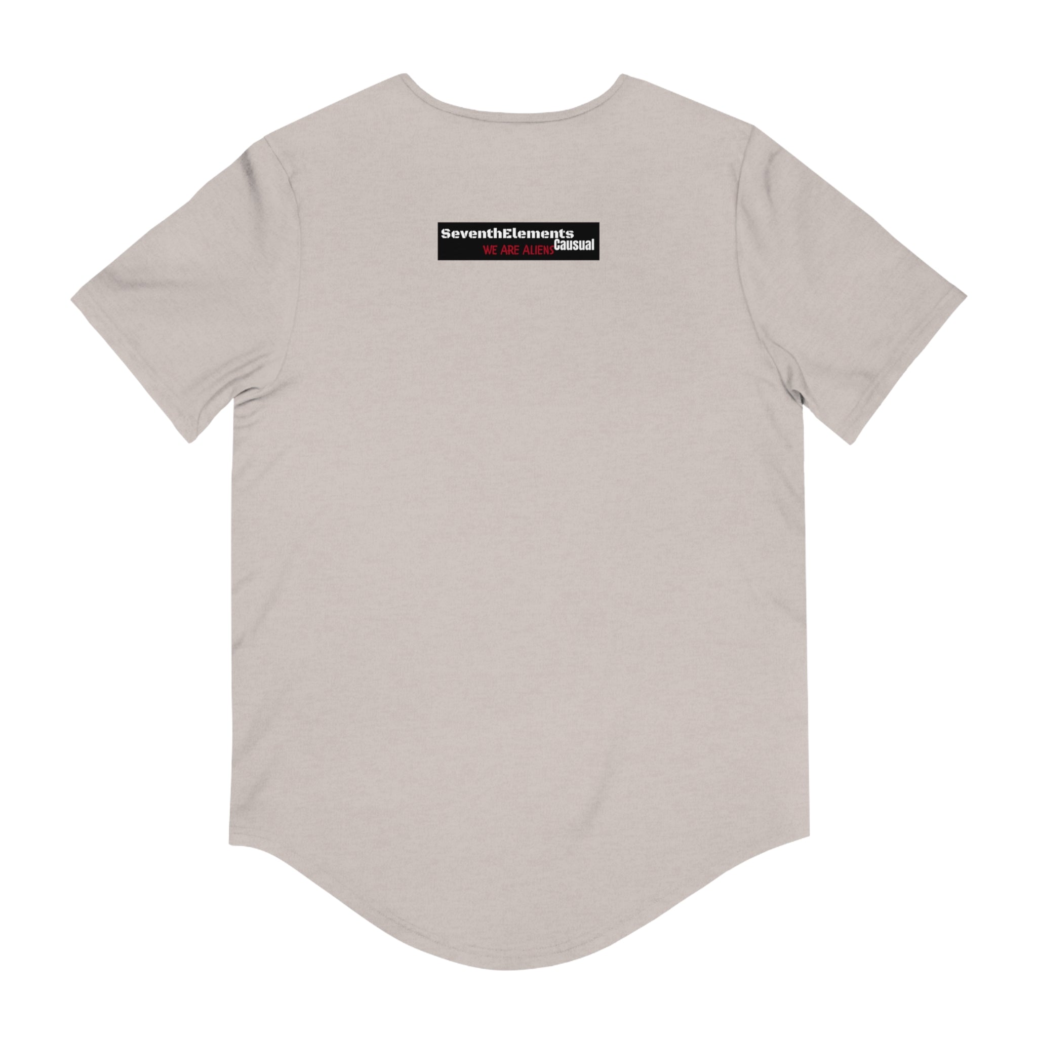 What happy yesterday-Jersey Curved Hem Tee