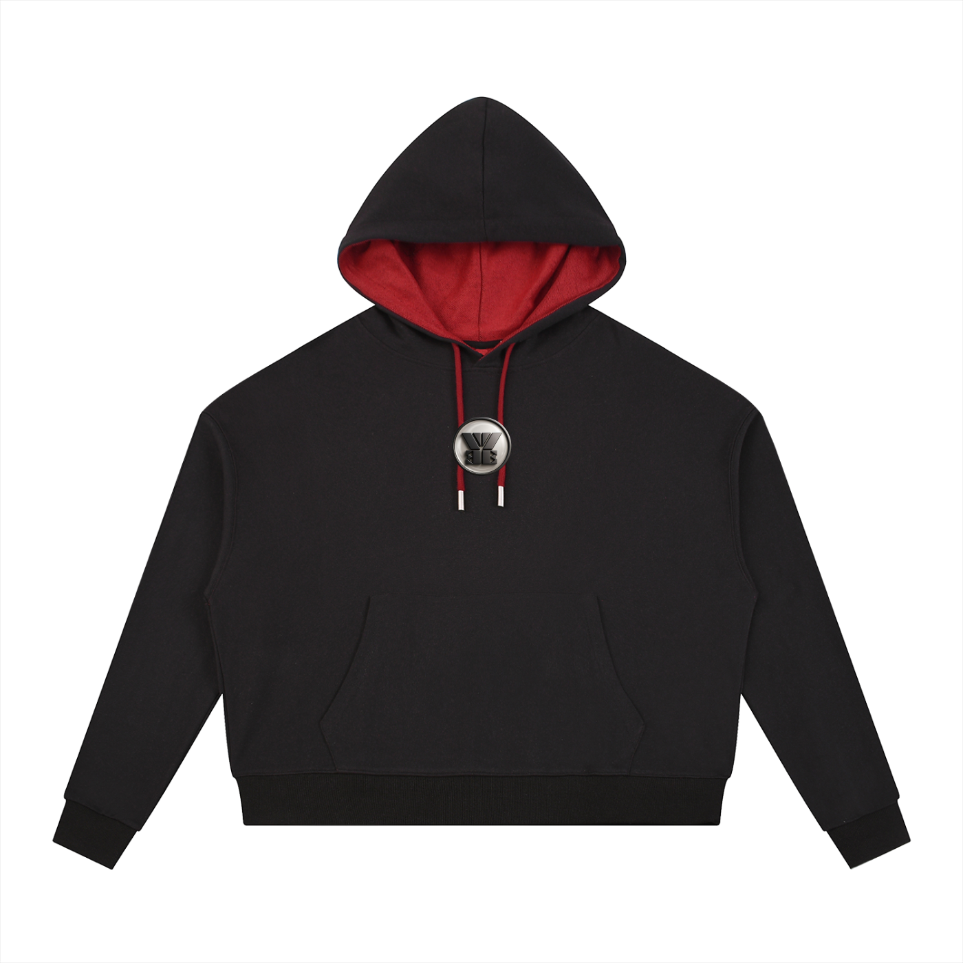 Contrast Drawstring Hoodie